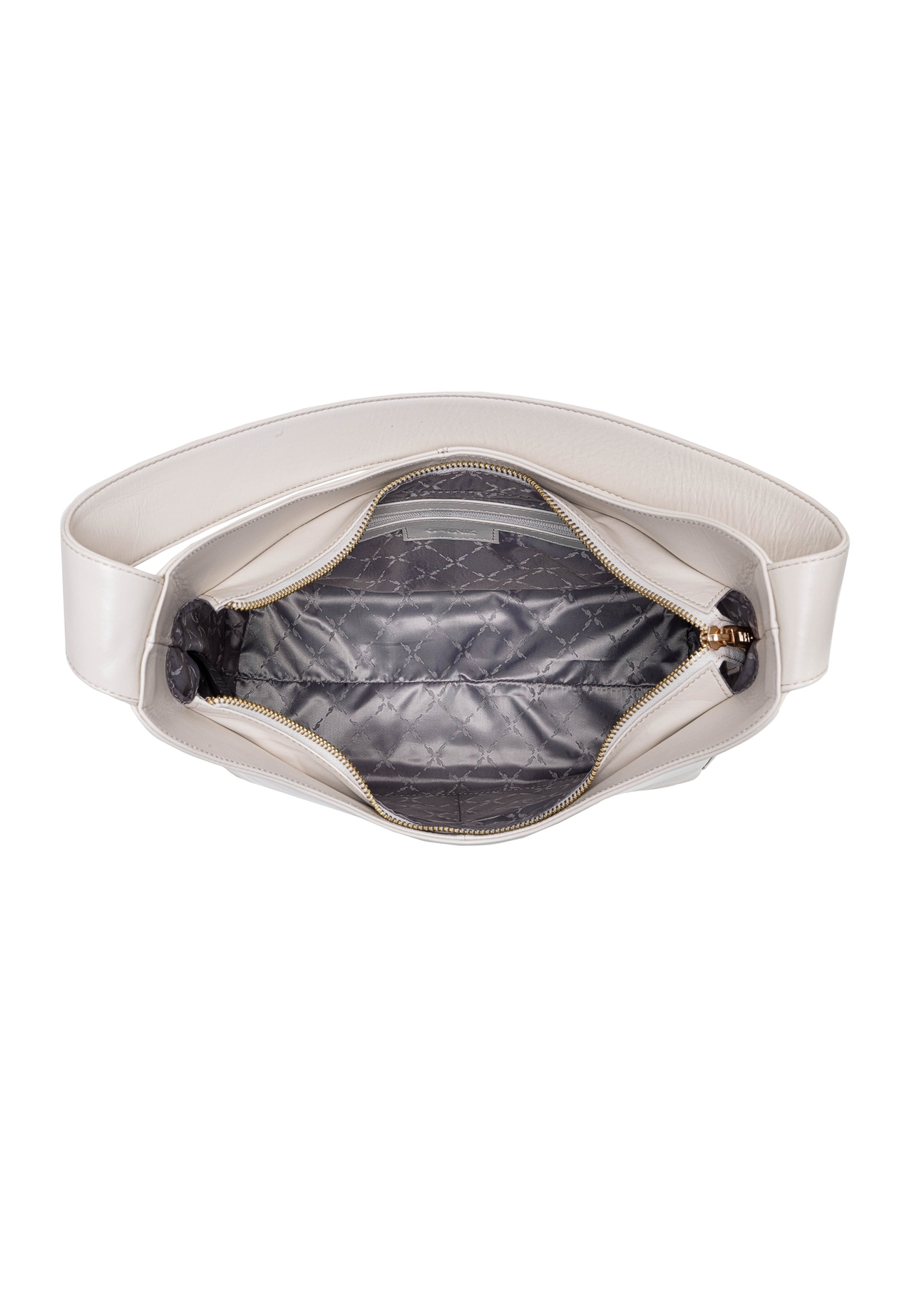 Women's leather shoulder bag TORES-1026A-12(Z25), product visible from the inside, on white background.