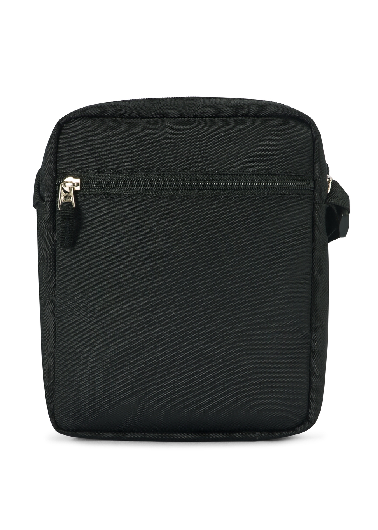 Black men's bag TORMN-0384-99(Z25), product view from the back on a white background.