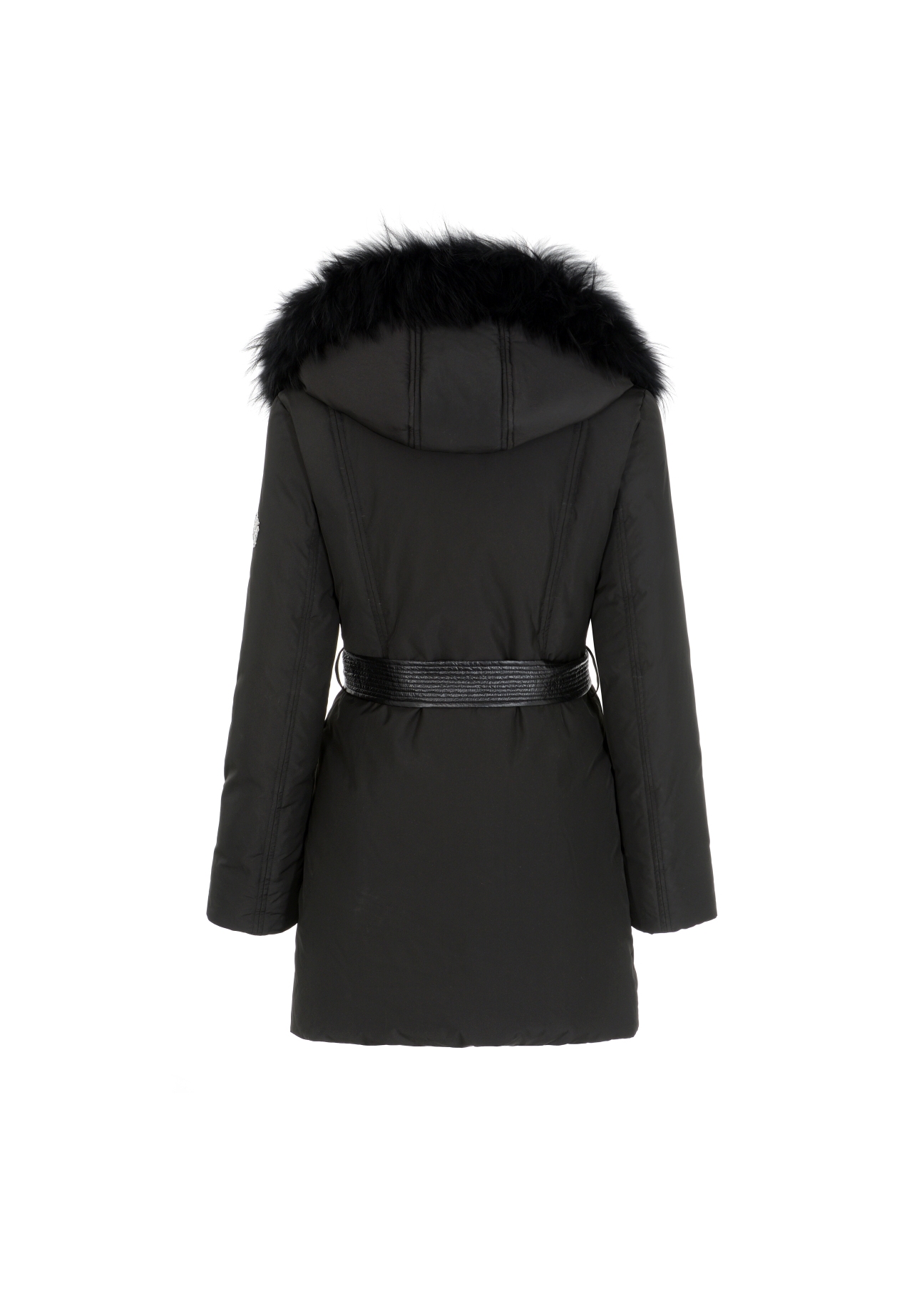 Women's jacket with spacious hood KURDT-0343-99(Z21)-02