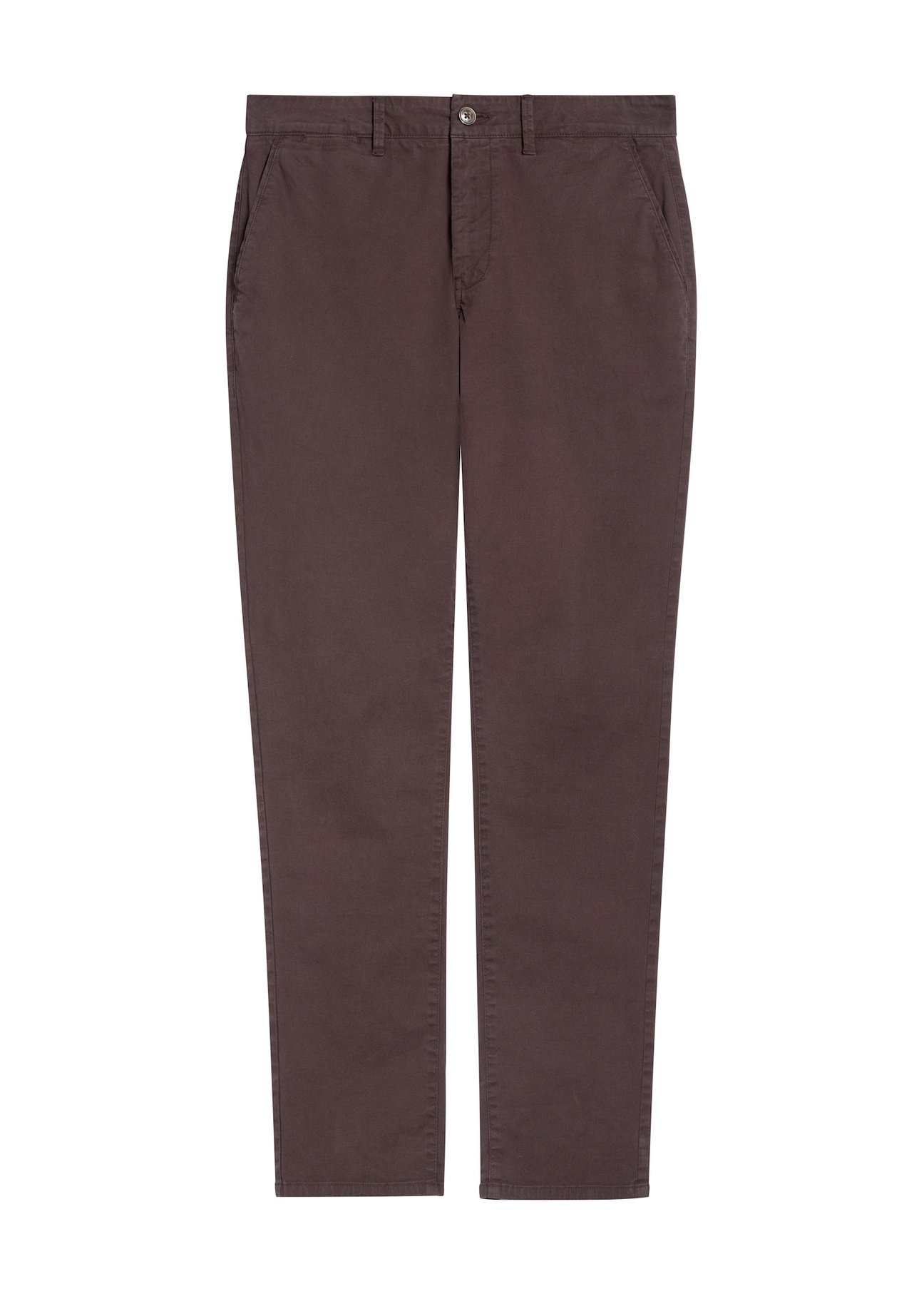 Chocolate men's trousers SPOMT-0103A-90(Z25), front product view on white background.