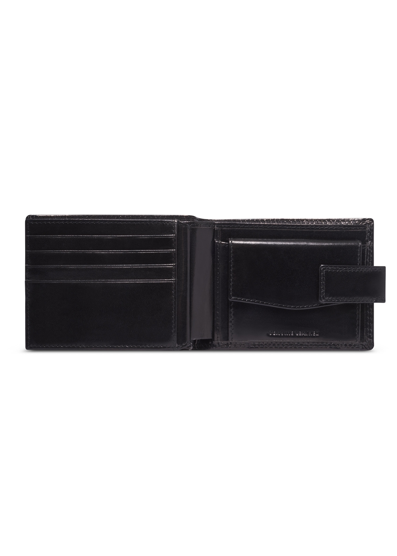 Men's wallet PL-134-99(KS), product view inside on white background.