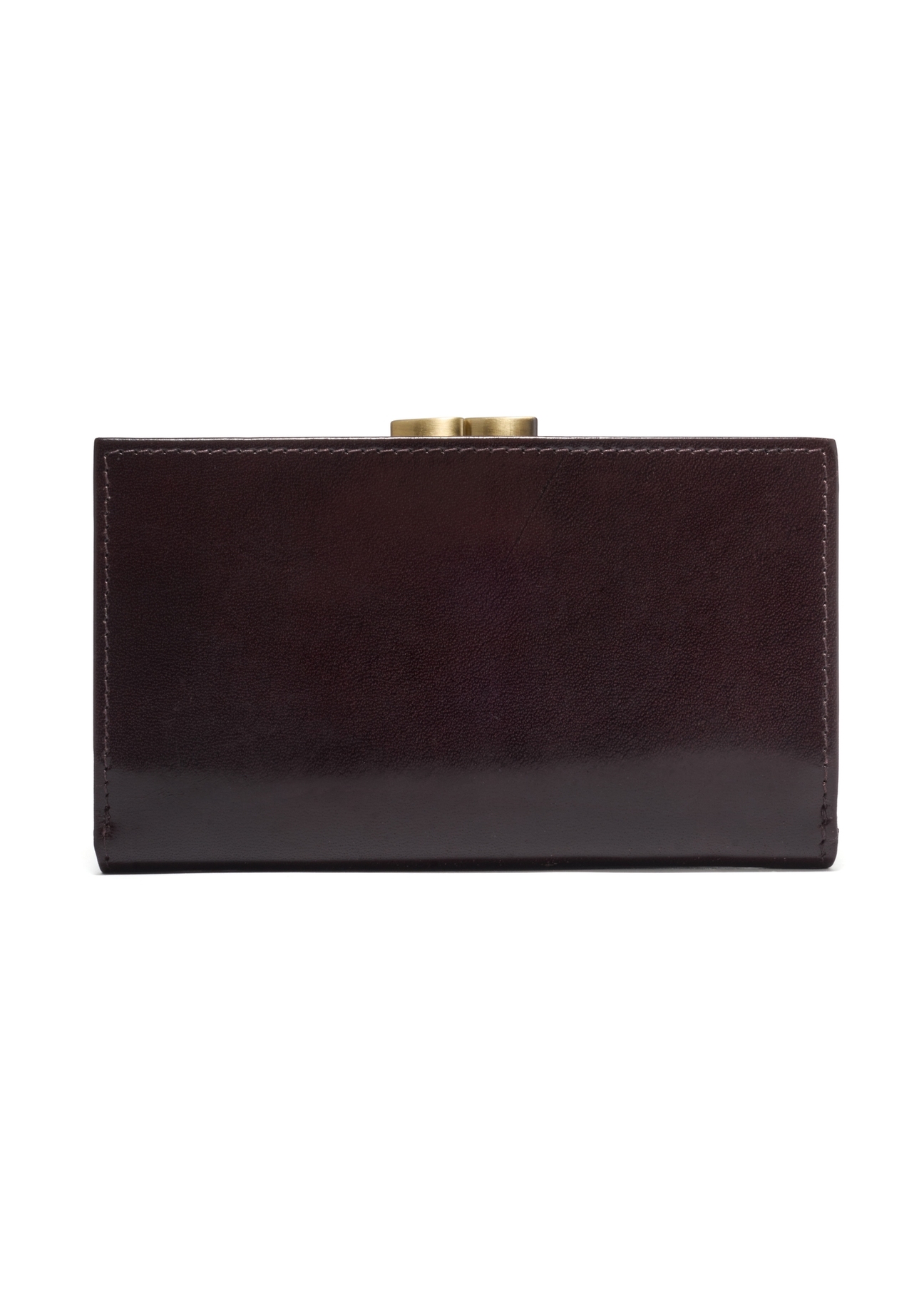 Burgundy Leather Women's Wallet PL-128-4D(KS)