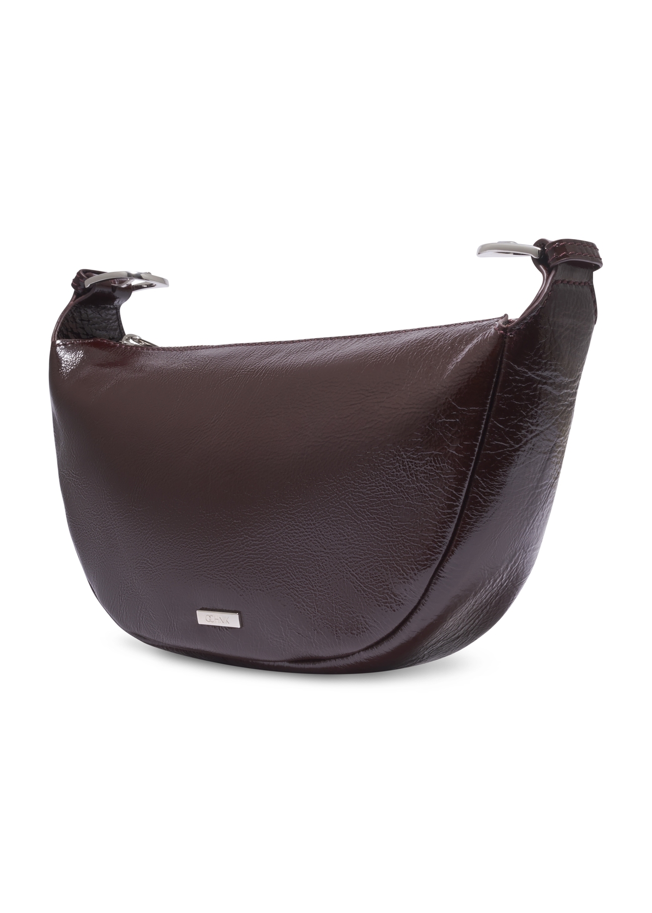 Small burgundy women's handbag TORES-1374-4D(Z26) - diagonal product view, on a white background.