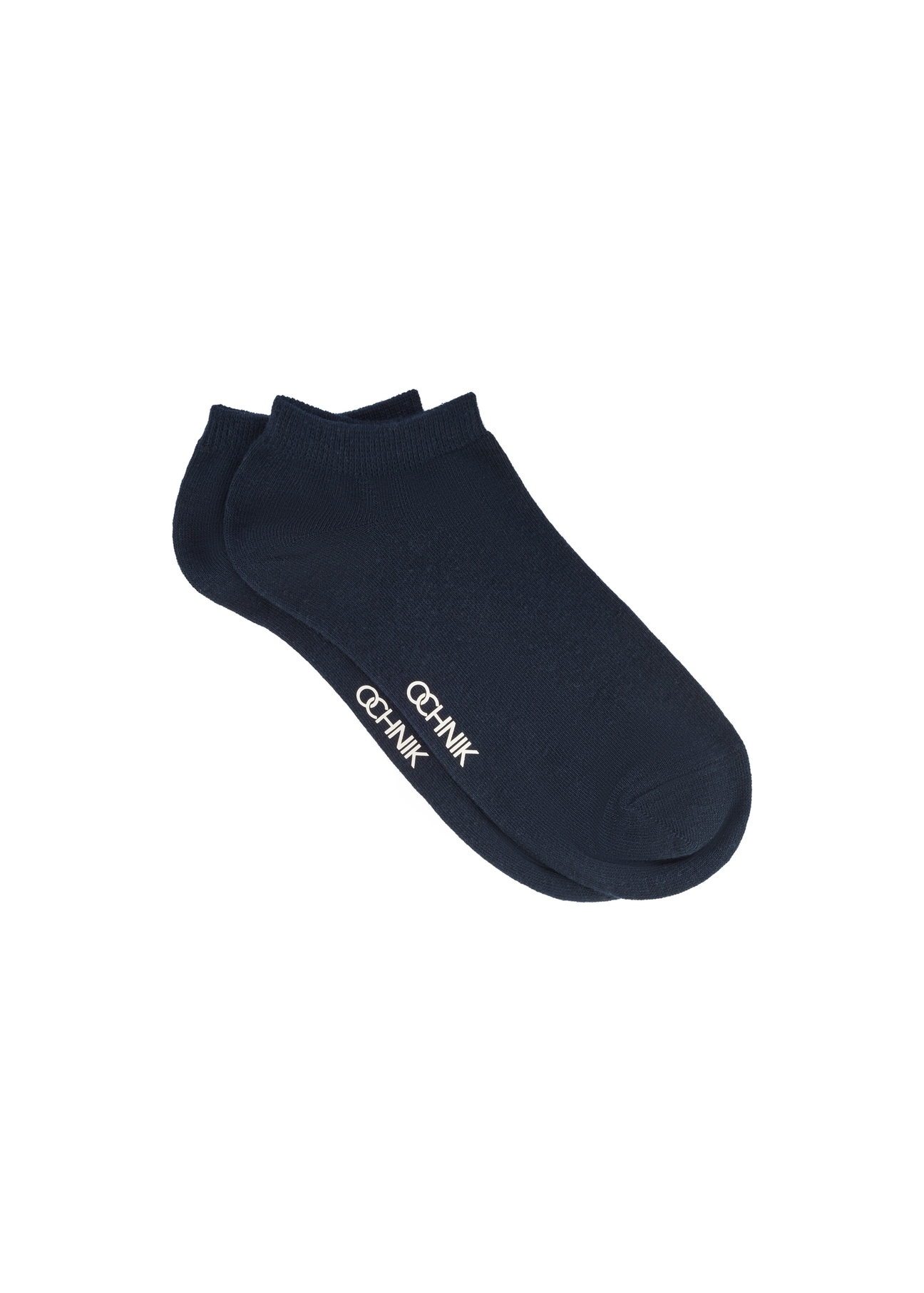 Navy blue short men's socks SKAMT-0151B-7E(W26)