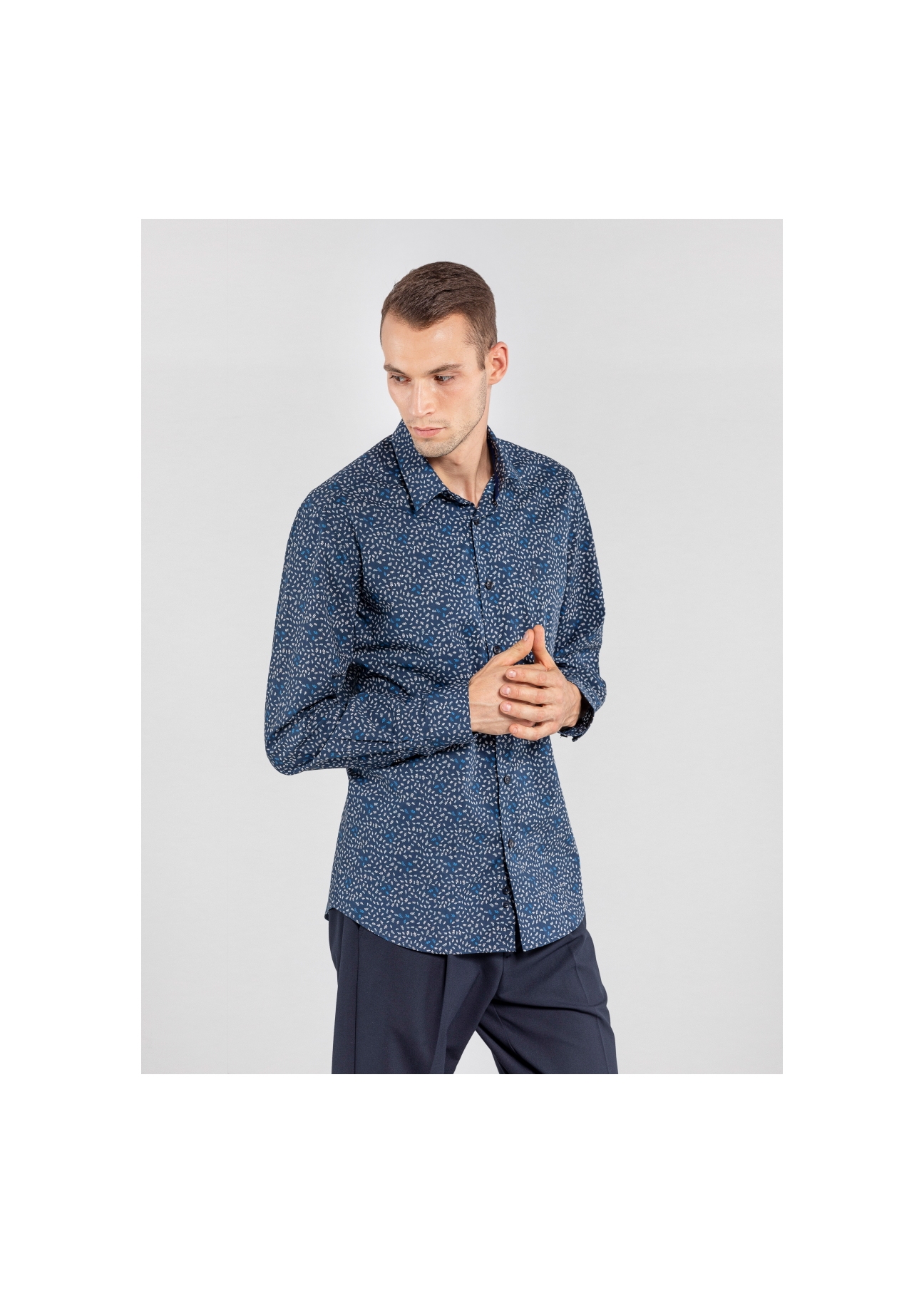 Men's shirt KOSMT-0214-69(Z20)-04
