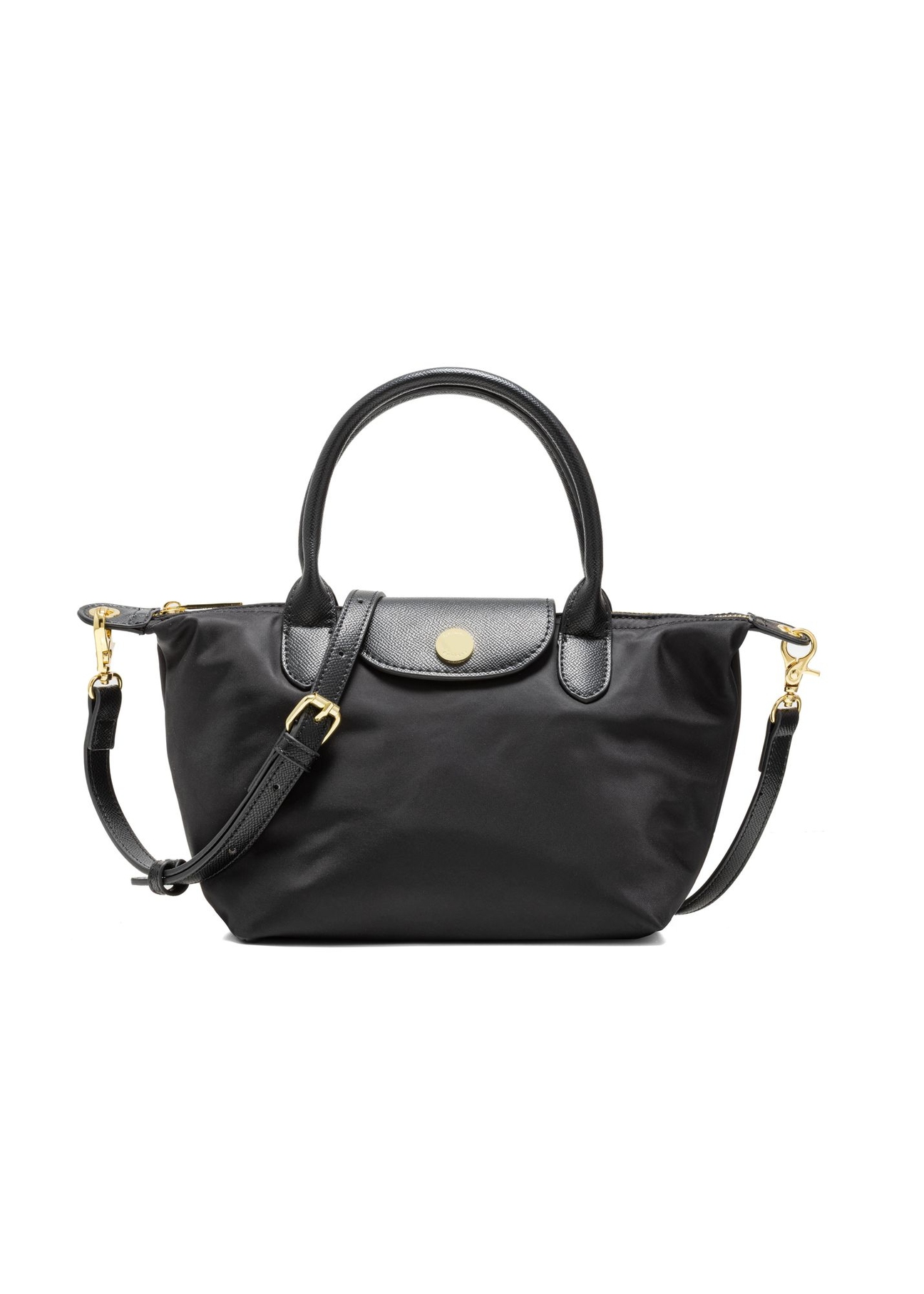 Small black women's handbag TOREN-0318-99(Z25) - front product view on white background.
