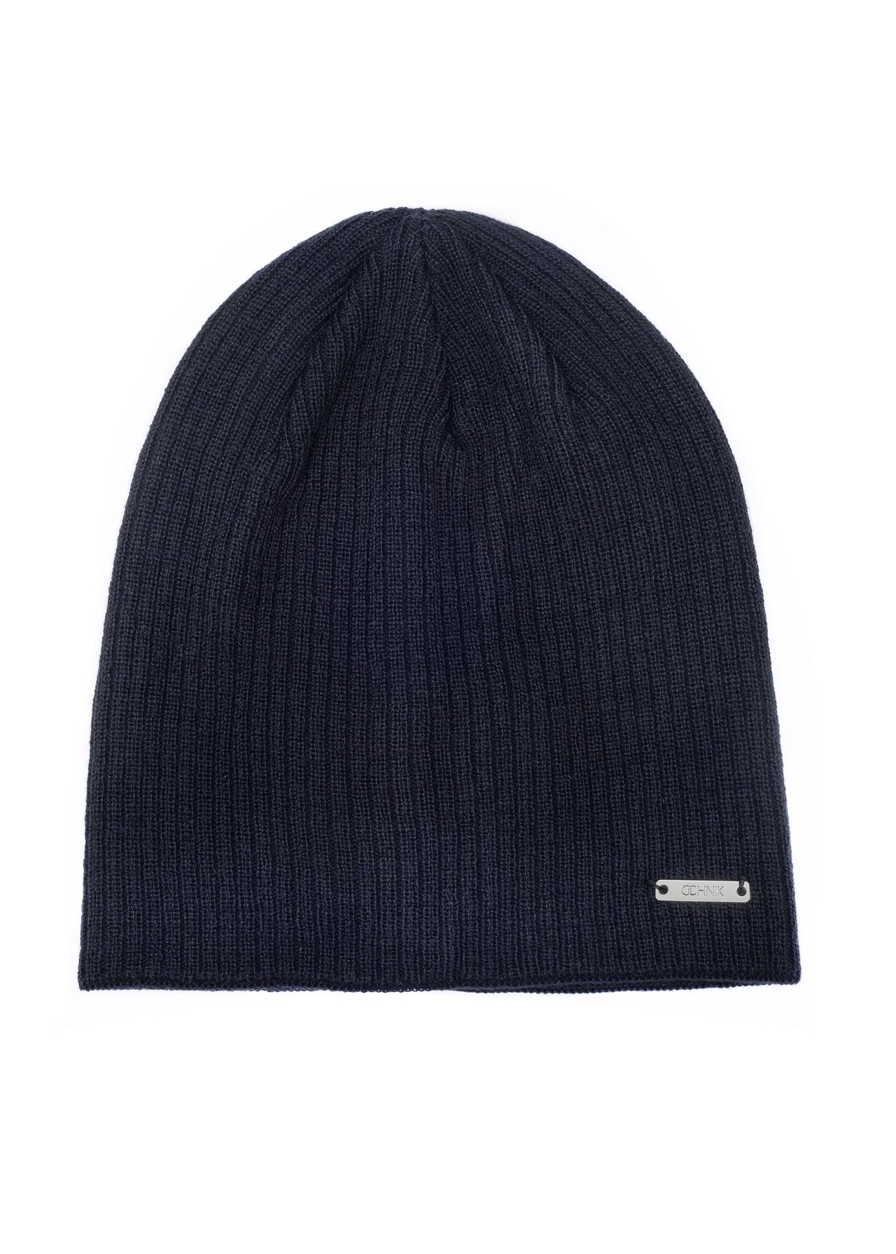 Navy blue men's winter hat CZAMT-0046A-7D(Z26)