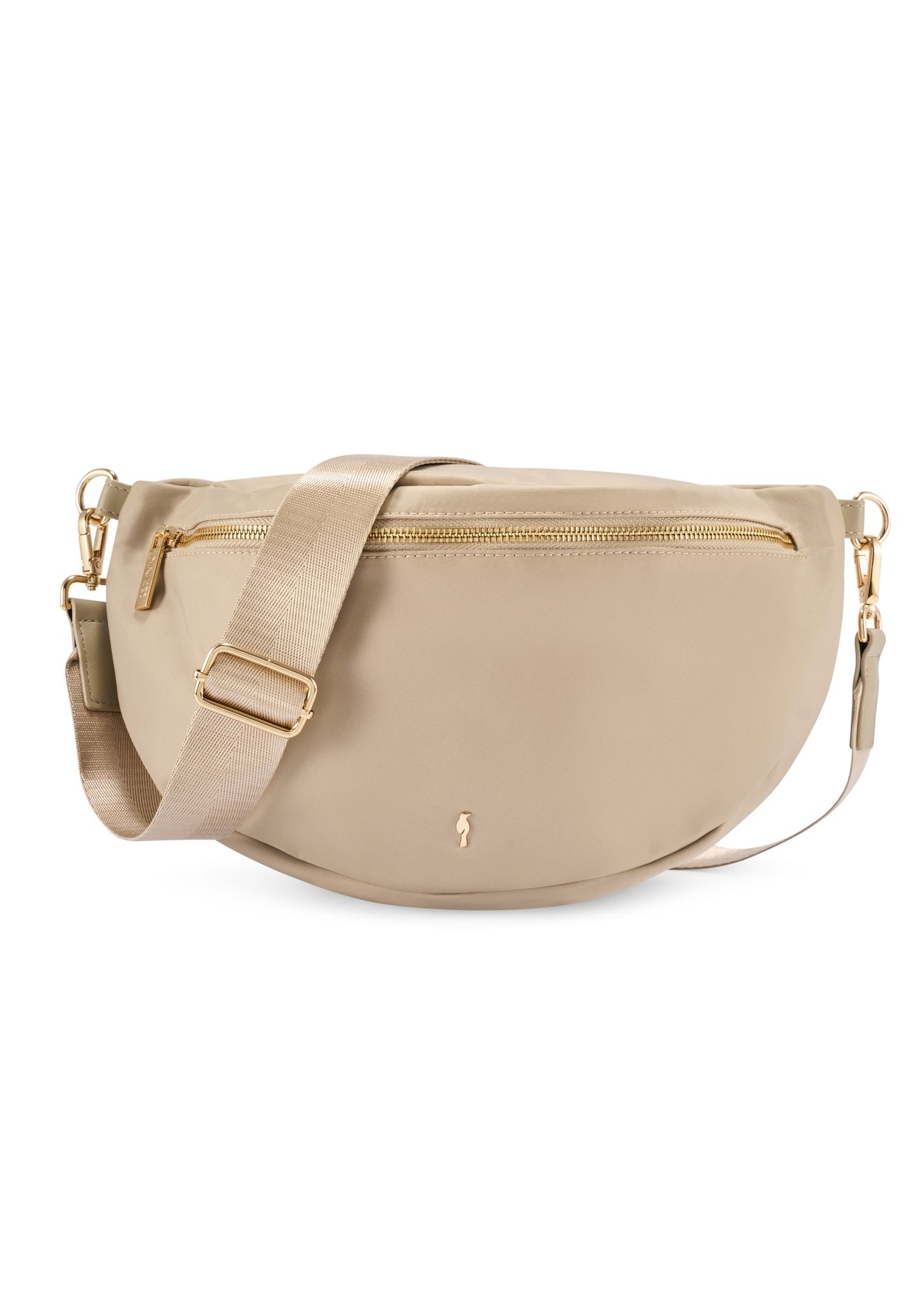 Beige large women's bag TOREN-0345-1A(W26) - front product view, on a white background.
