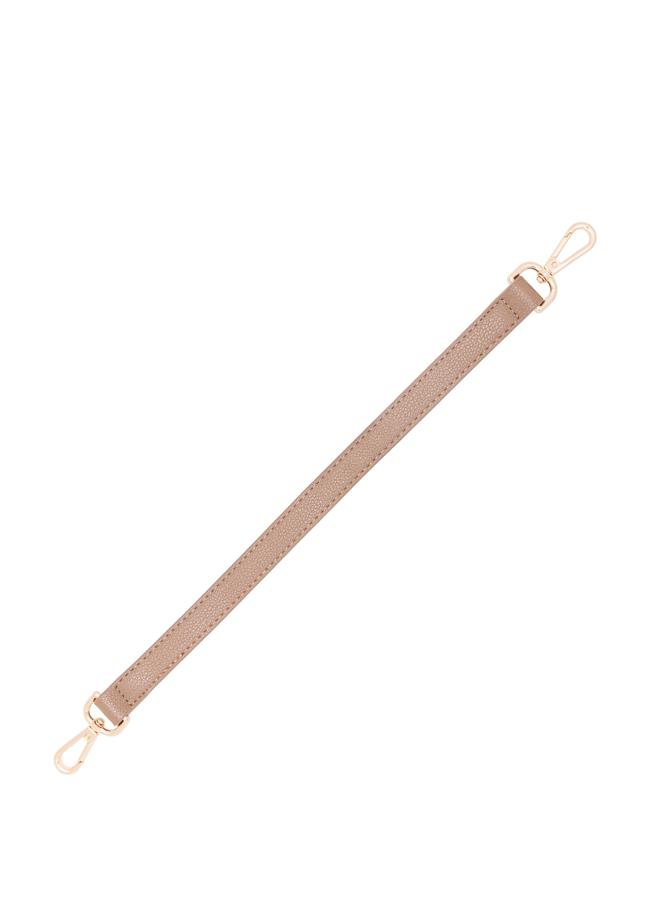 Camel-colored shopper shoulder bag TOREC-0885B-81(Z25), view of the detachable strap of the product on a white background.