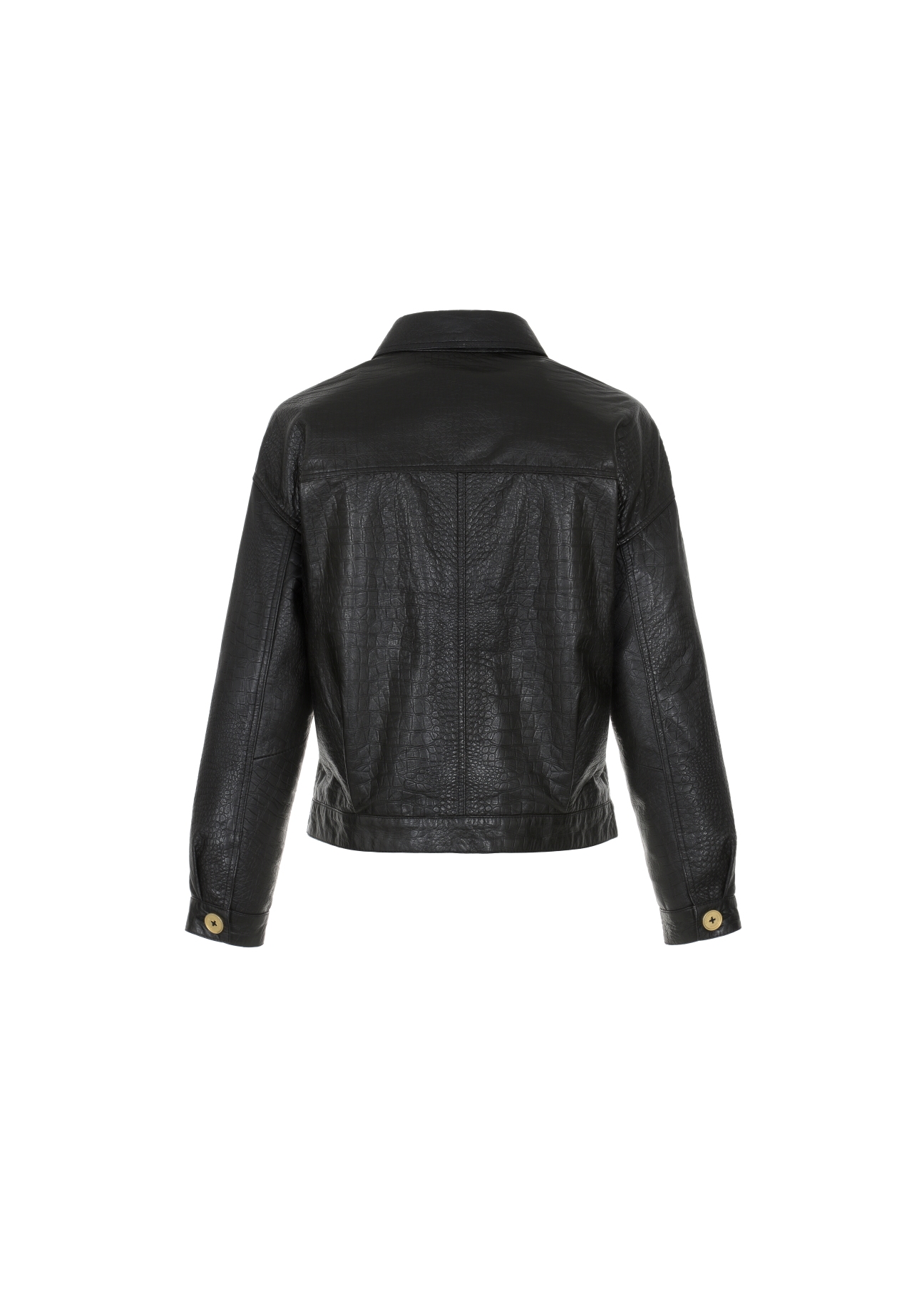 Women's leather transitional jacket KURDS-0302-1155(W22)-04