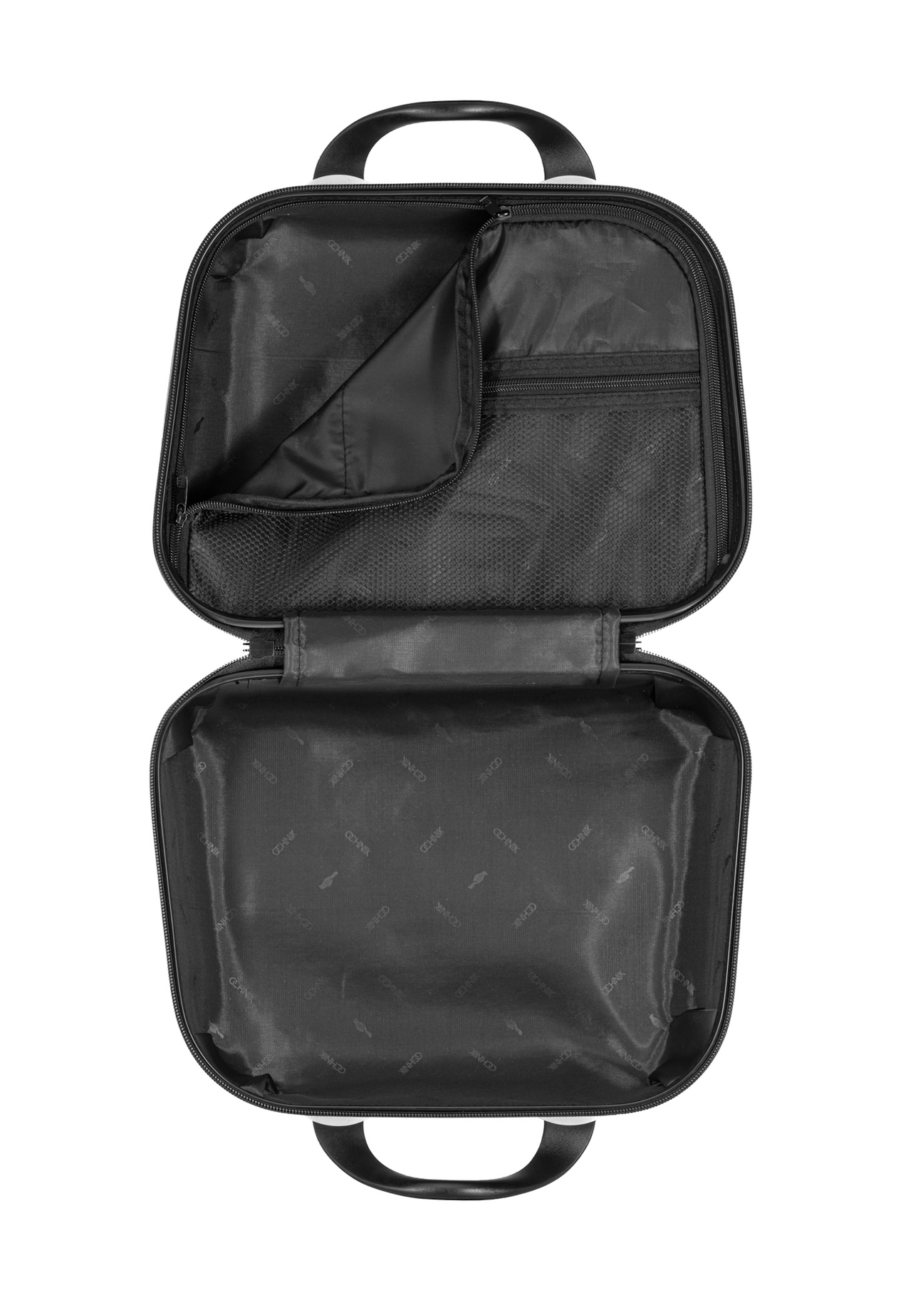 Cosmetic bag WALPC-0012-5E-14(W26), product view inside on white background.