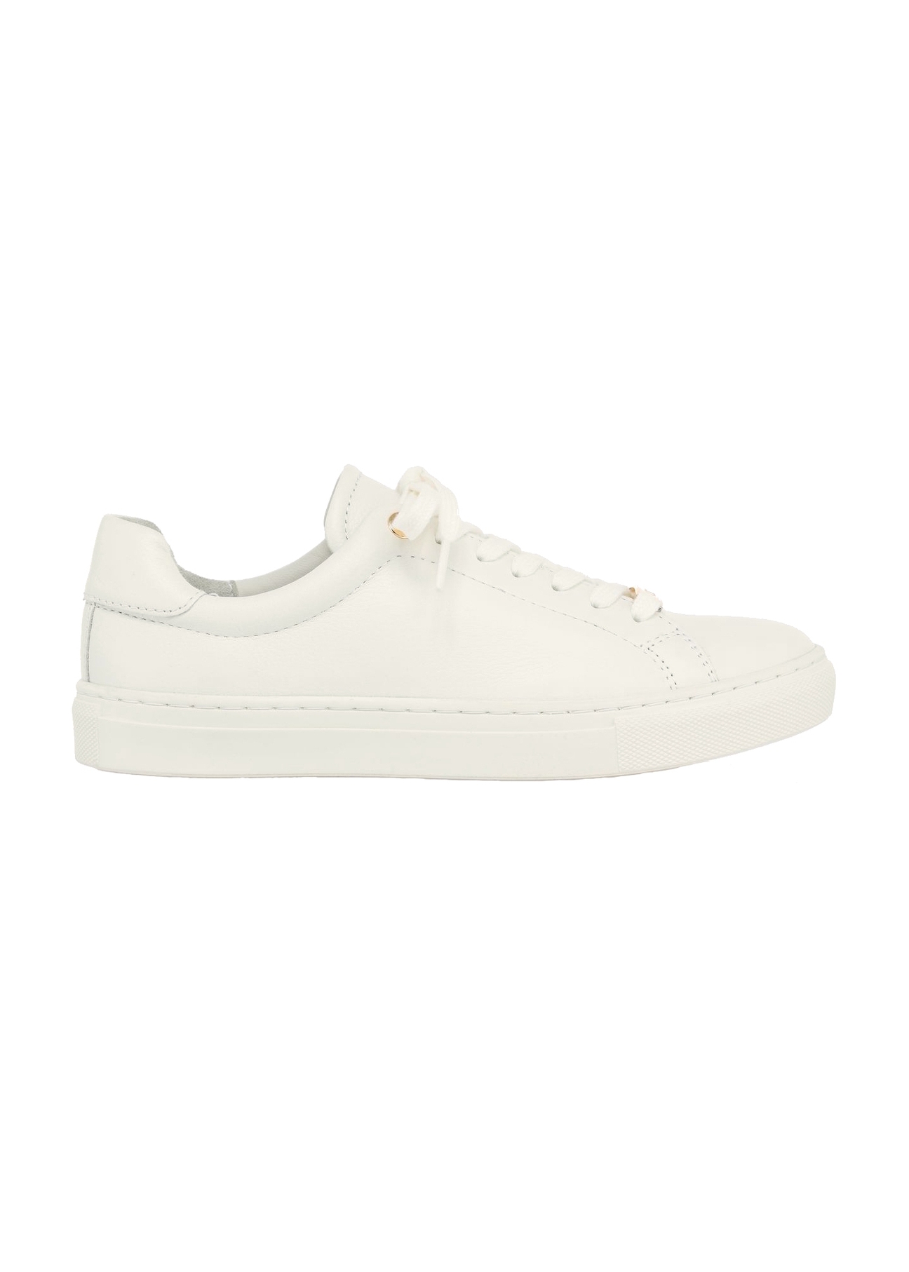 Cream leather women's sneakers BUTYD-1068-0B(W26)