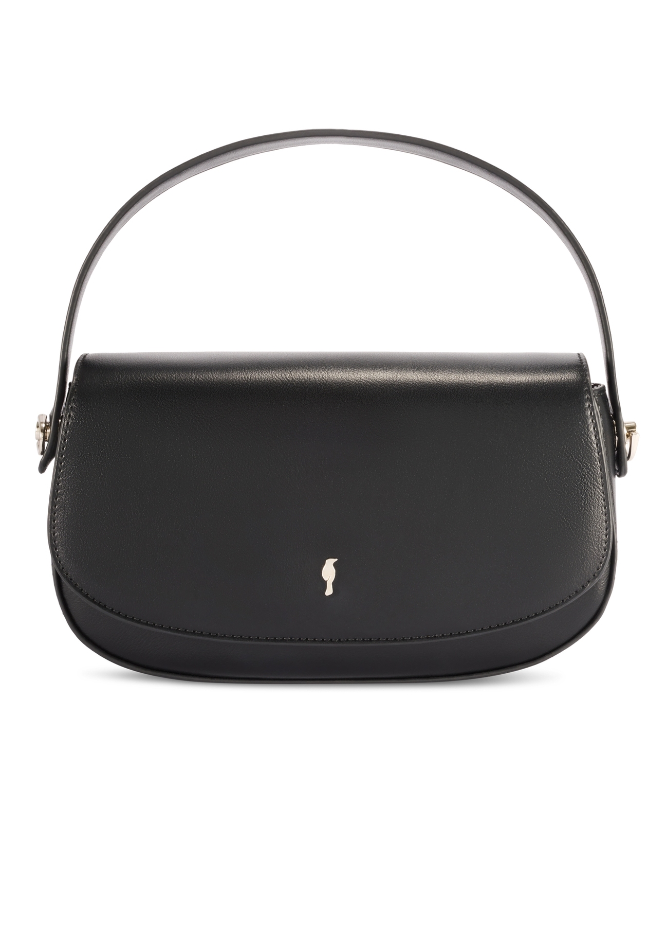 Small black women's messenger bag TOREC-1185-99(W26)