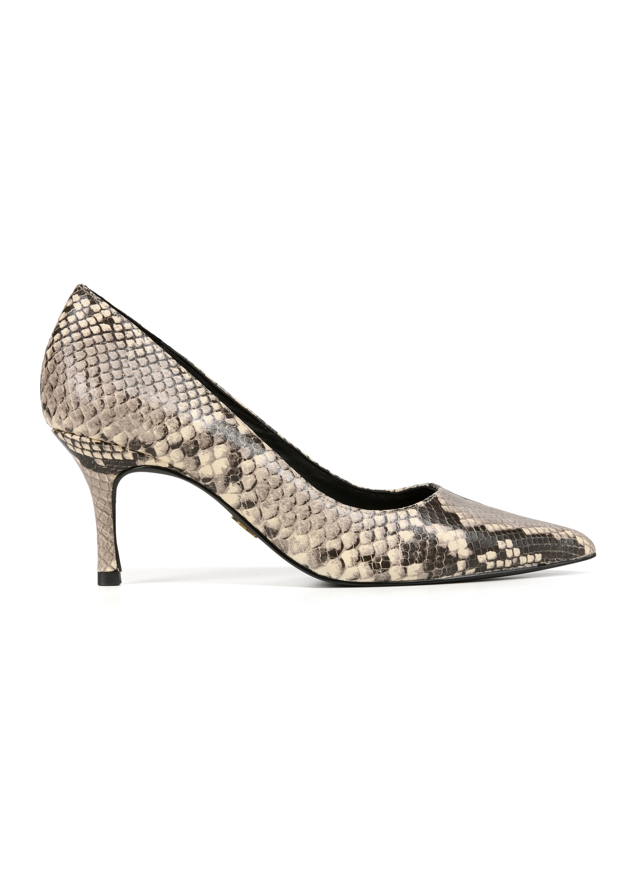 Women's high heels with snake skin motif BUTYD-1210-86(Z25)