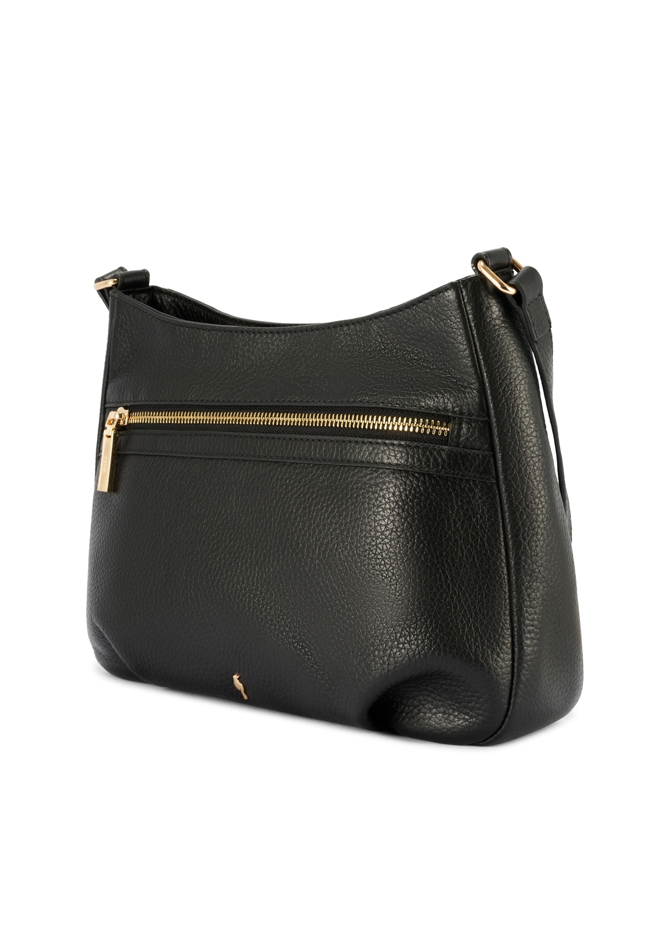 Black women's shoulder bag TORES-1213-9I(W26), diagonal product view on a white background.