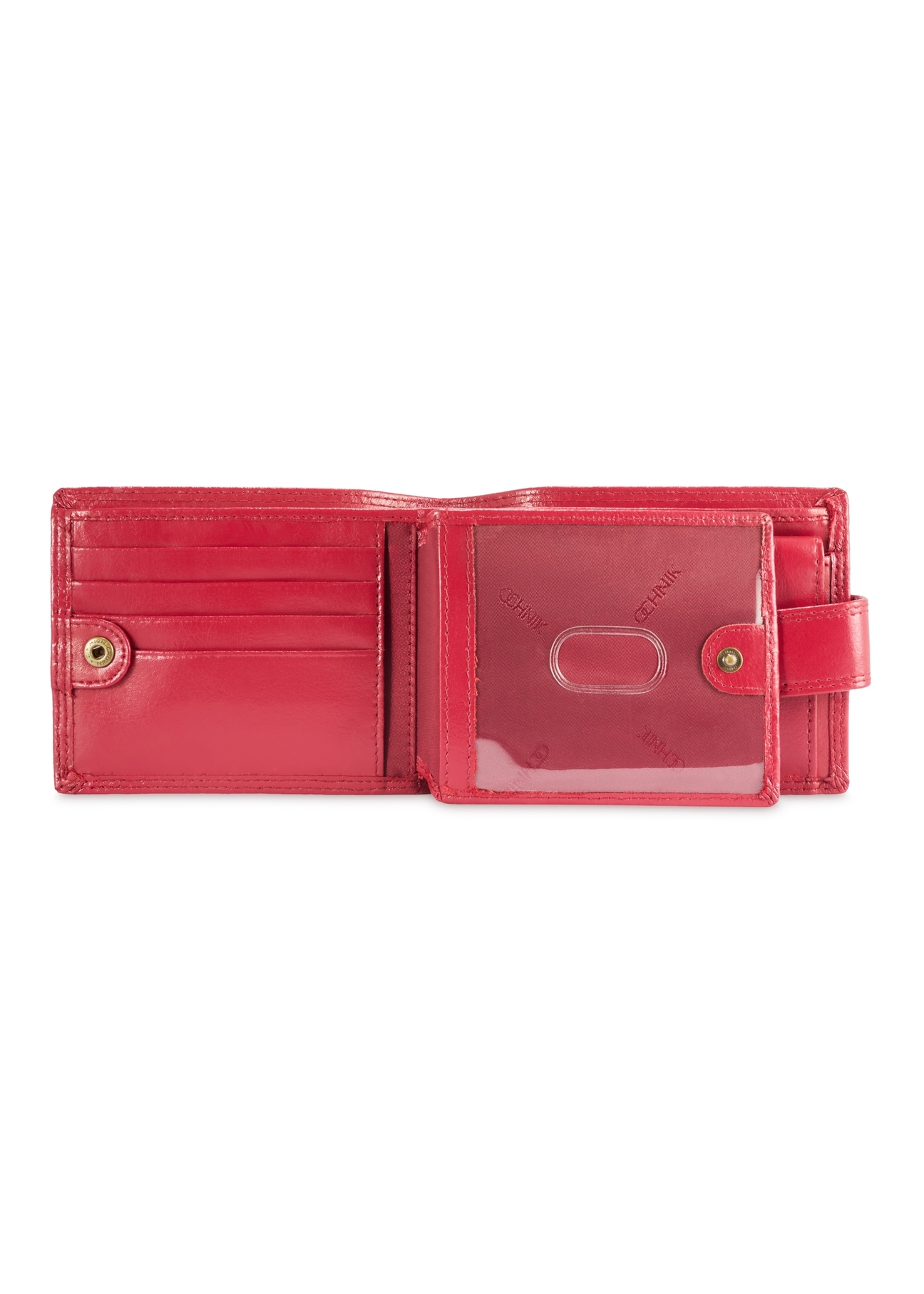 Red men's wallet SL-134-41(KS), product view from the inside on a white background.-02