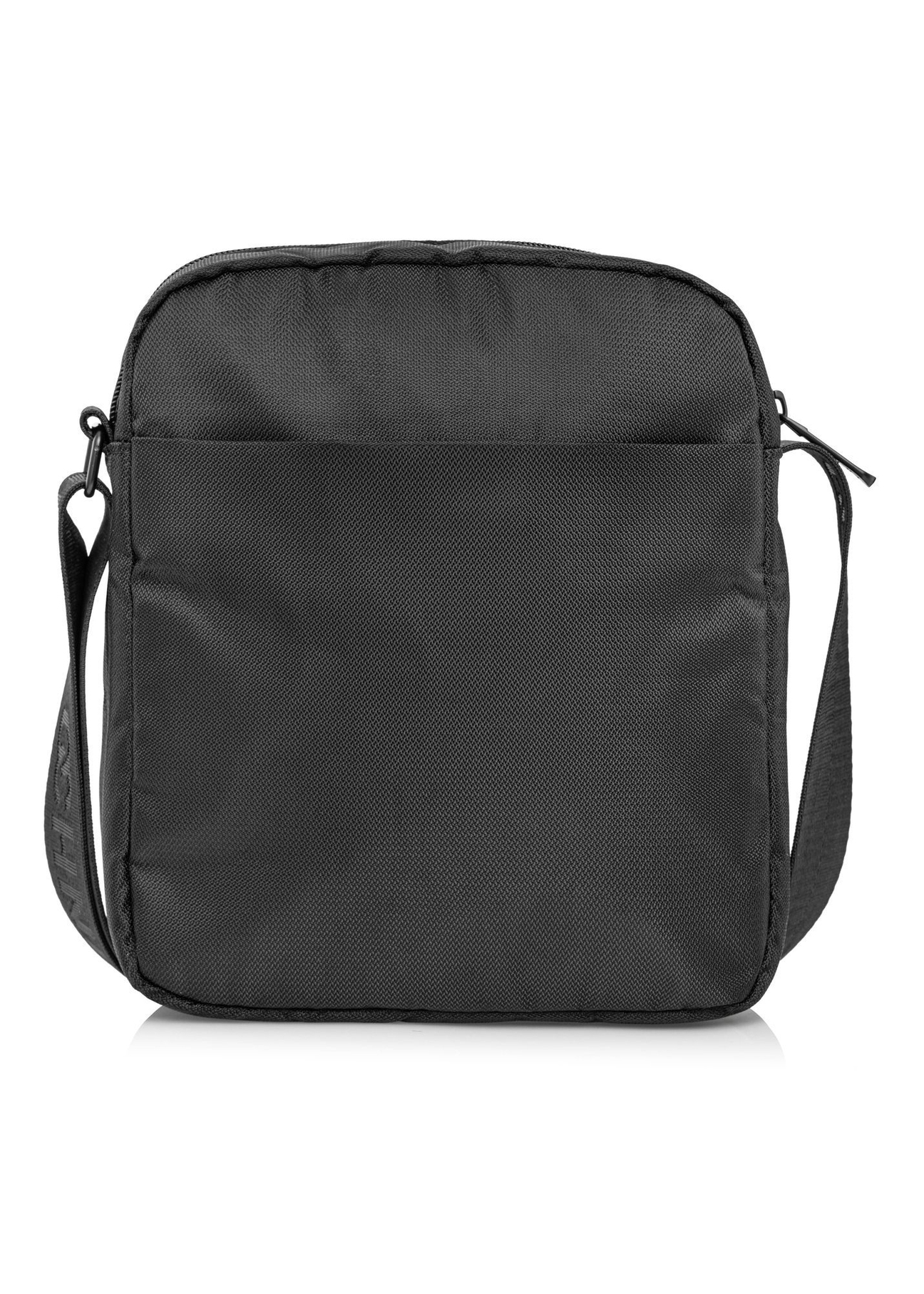 Black men's bag TORMN-0266C-99(Z25), product view from the back on a white background.