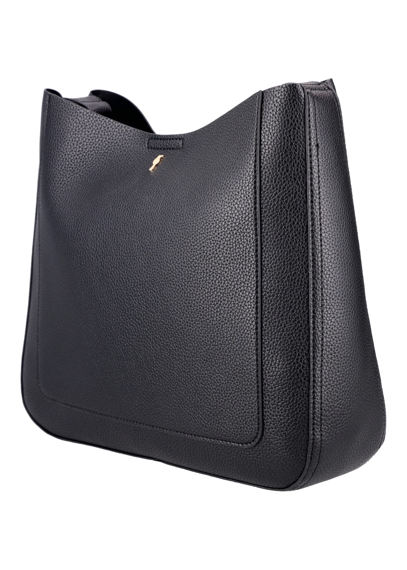 Black women's hobo bag TOREC-1257-9I(Z26). Product view diagonally on a white background.