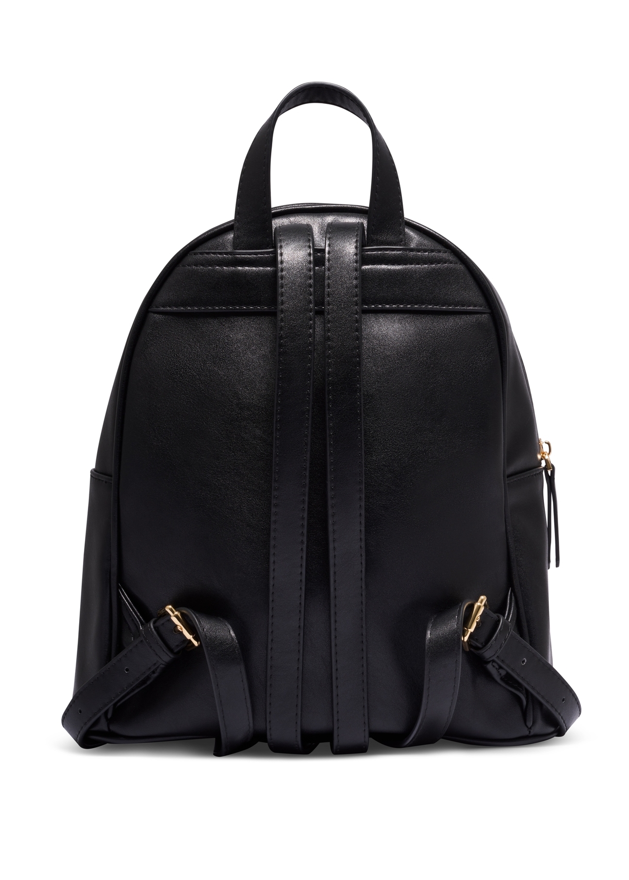 Black women's backpack TOREC-1263-9F(Z26), product view from the back on a white background.