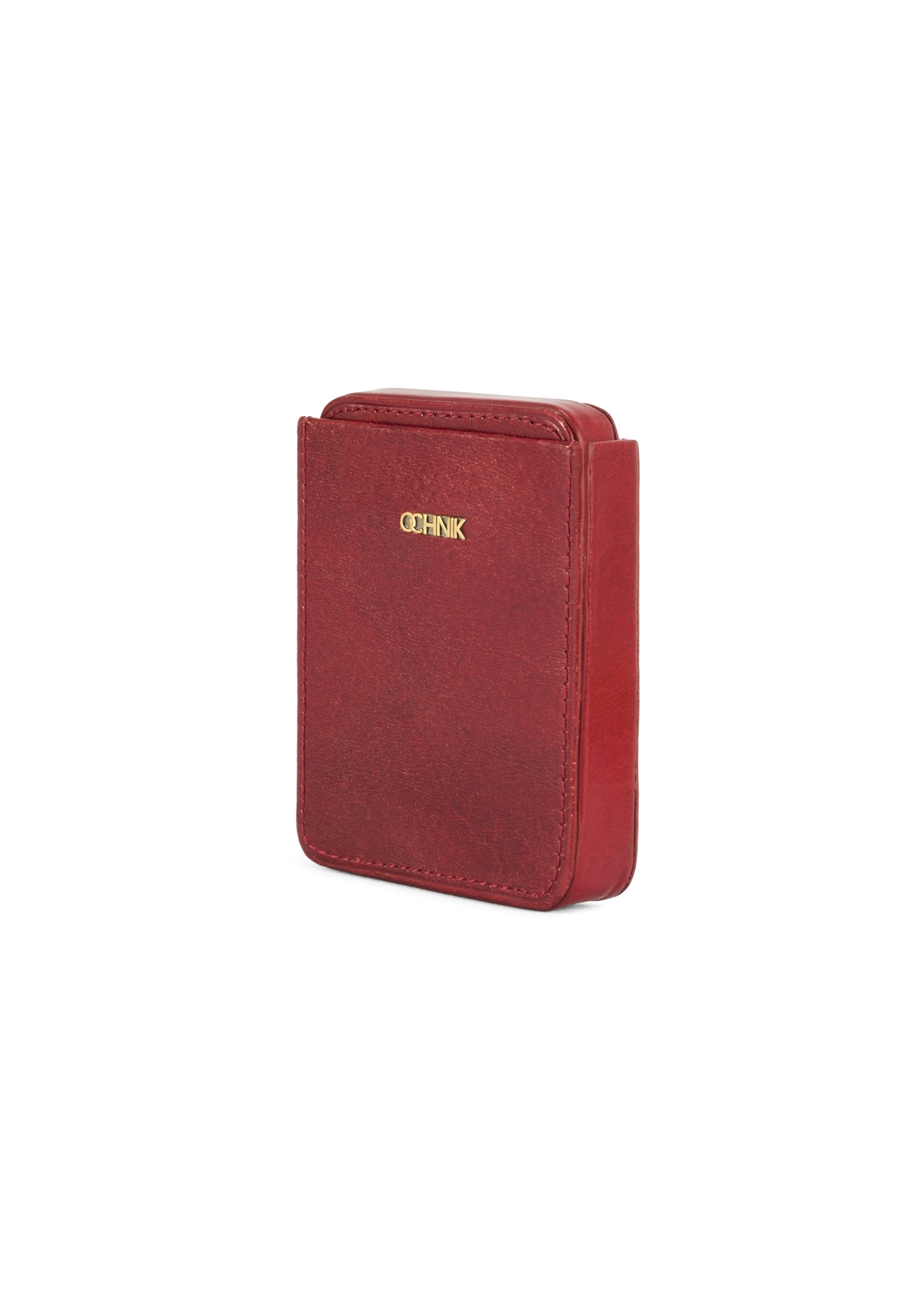Business card case PL-109-41(KS), diagonal product view on white background.