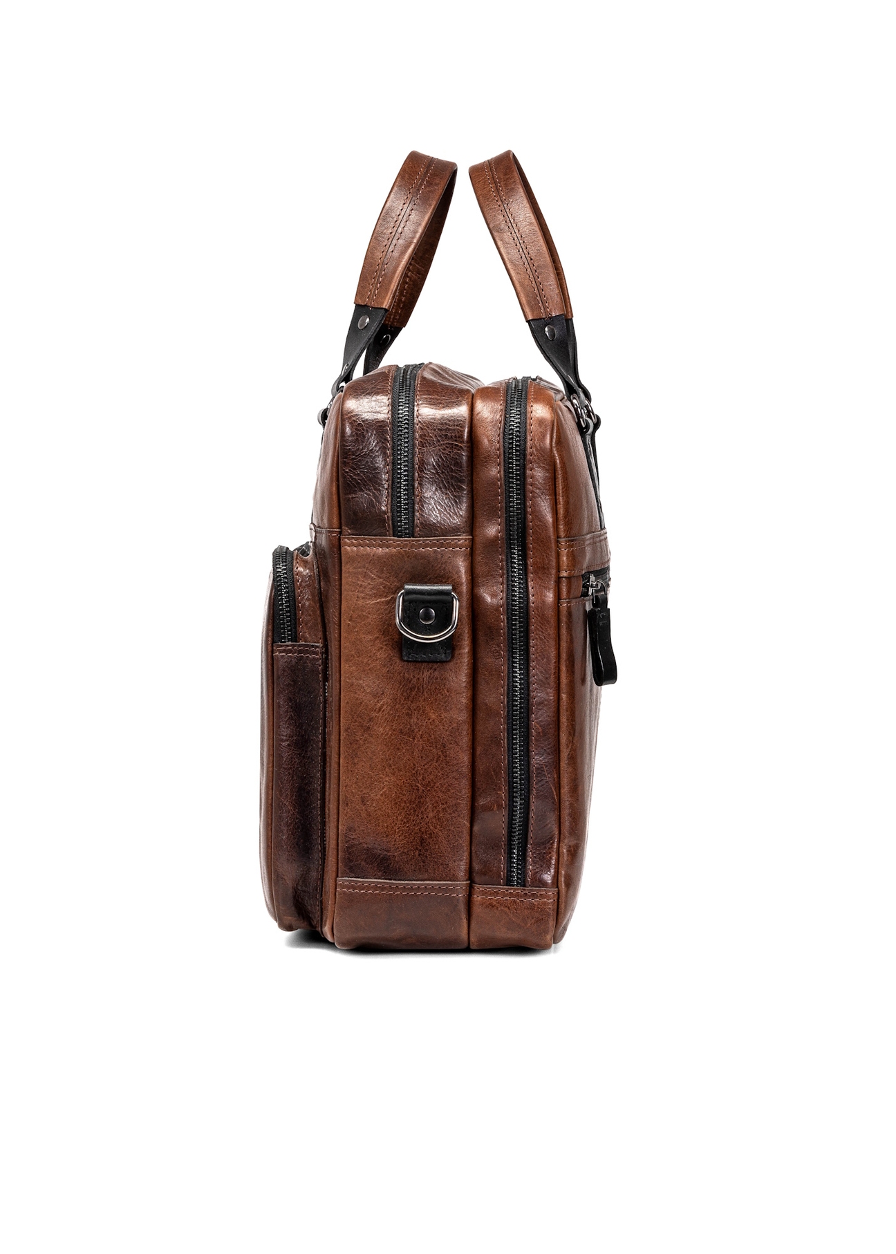 Brown leather men's bag TORMS-0100C-79(W25)-03