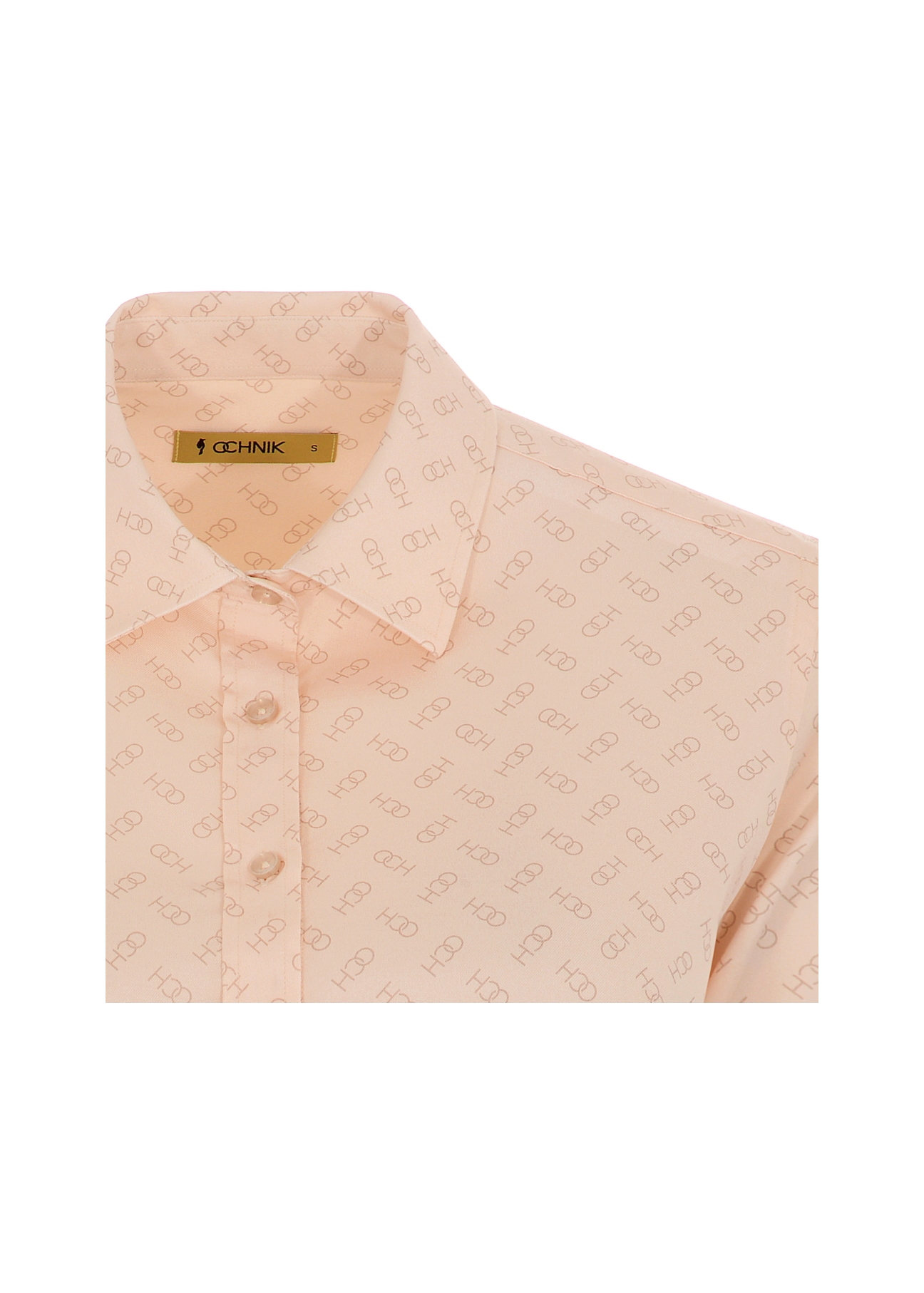 Women's shirt with "OCH" motif KOSDT-0136-34(Z21)-04