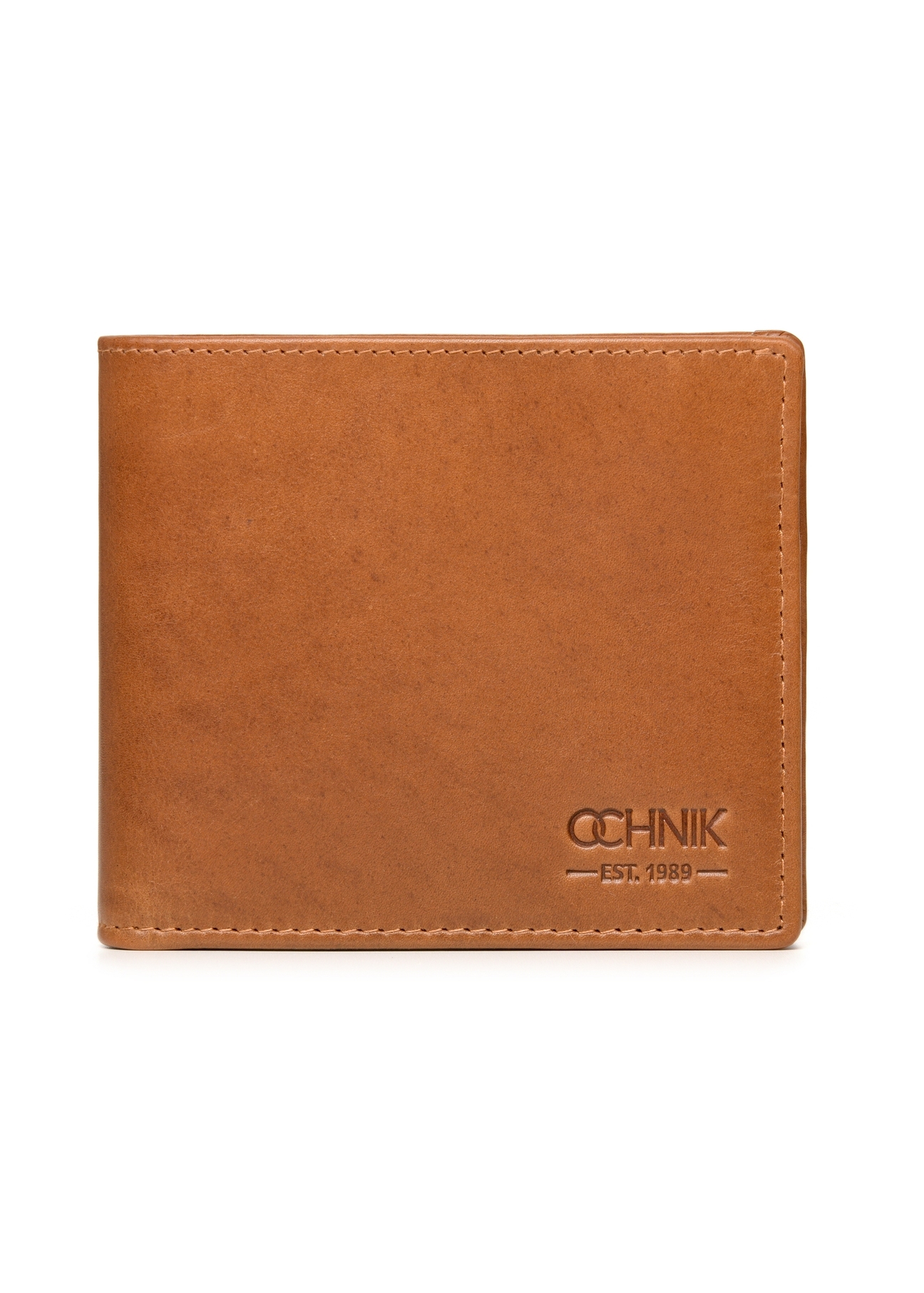 Men's leather wallet PORMS-0301A-88(Z25), product view from the front on a white background.