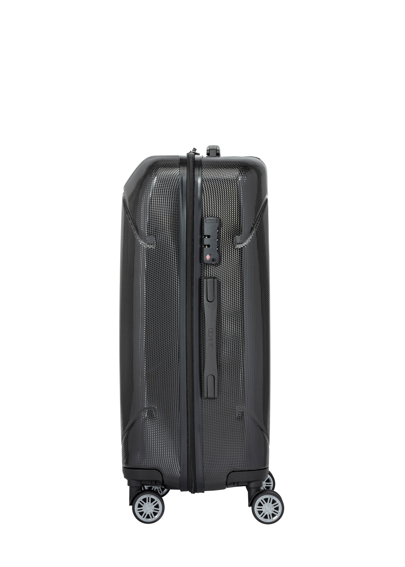 Set of 19'/24'/28' wheeled suitcases WALPC-0014-99(W26), side view of the product on a white background.