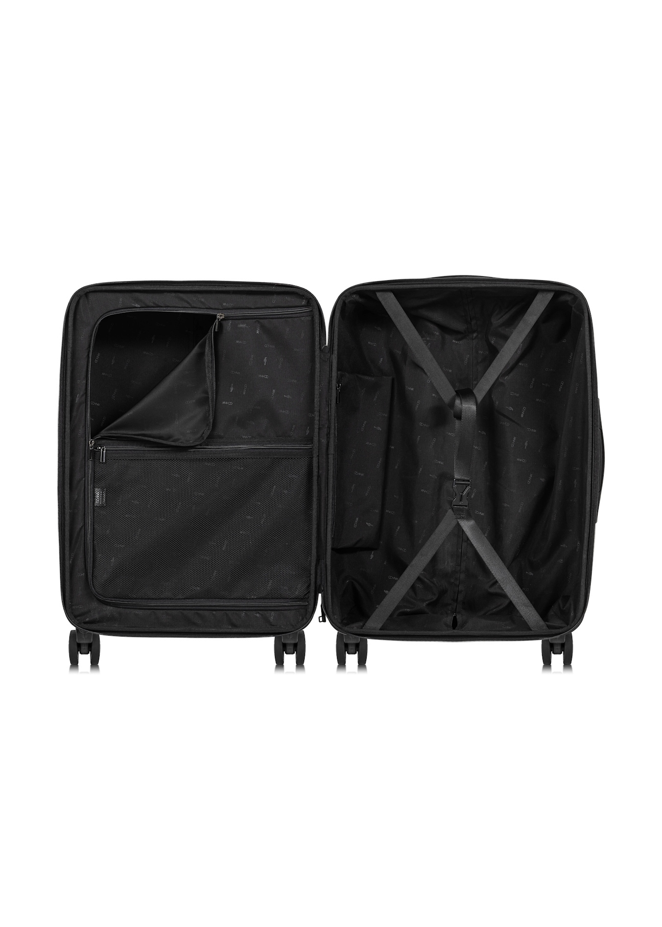 Medium suitcase on wheels WALPP-0023-98-24(W25)-04