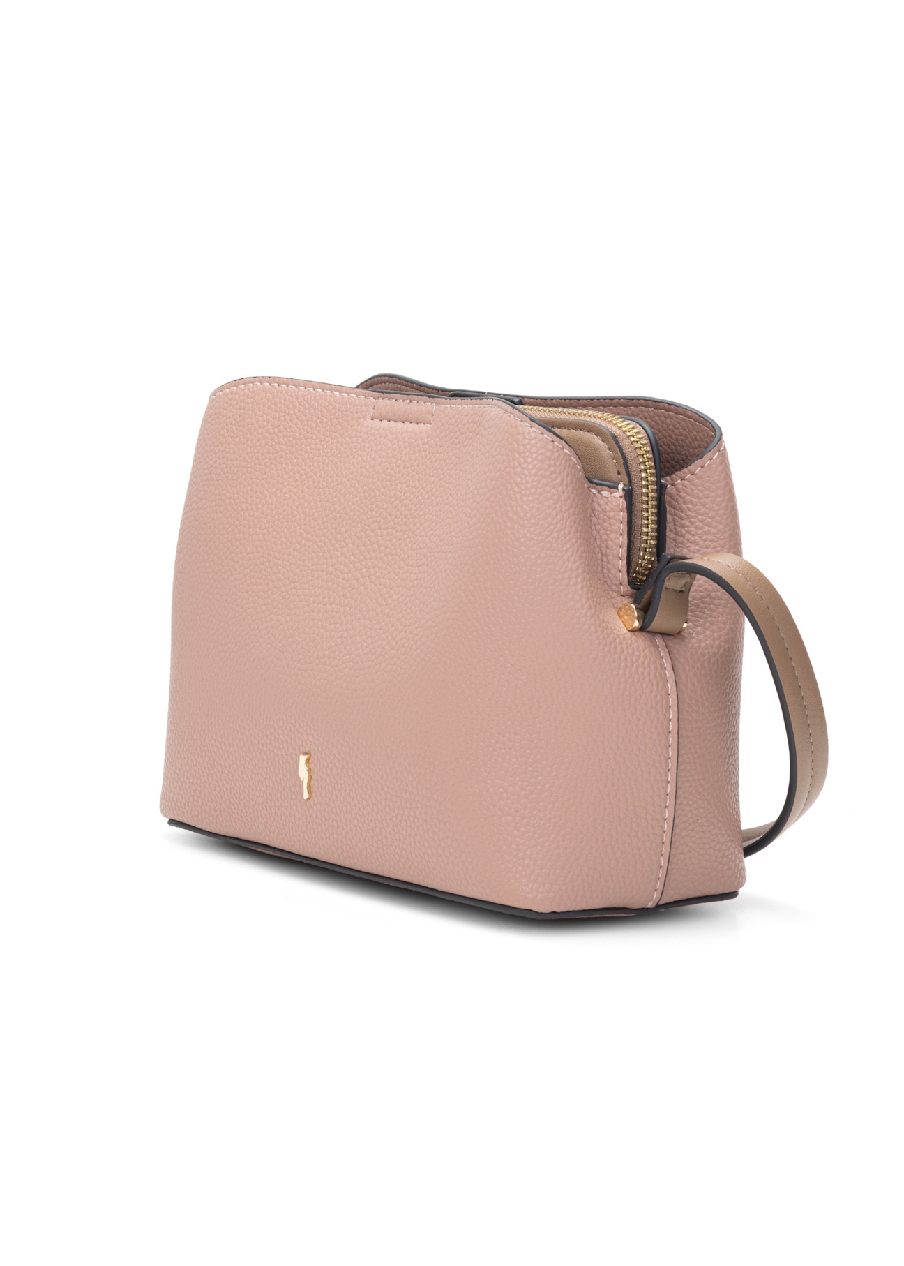 Pink small women's handbag TOREC-0768-5A(W26), diagonal product view on white background.