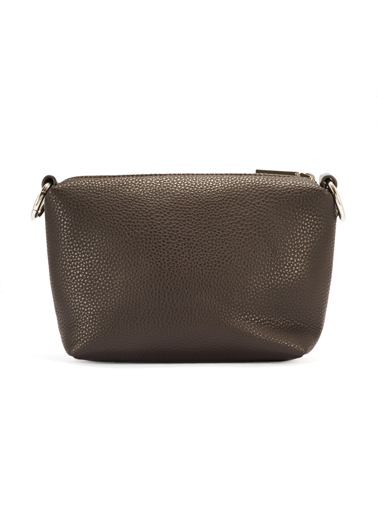 Small brown women's handbag TOREC-0882B-89(Z25), product view from the back on a white background.