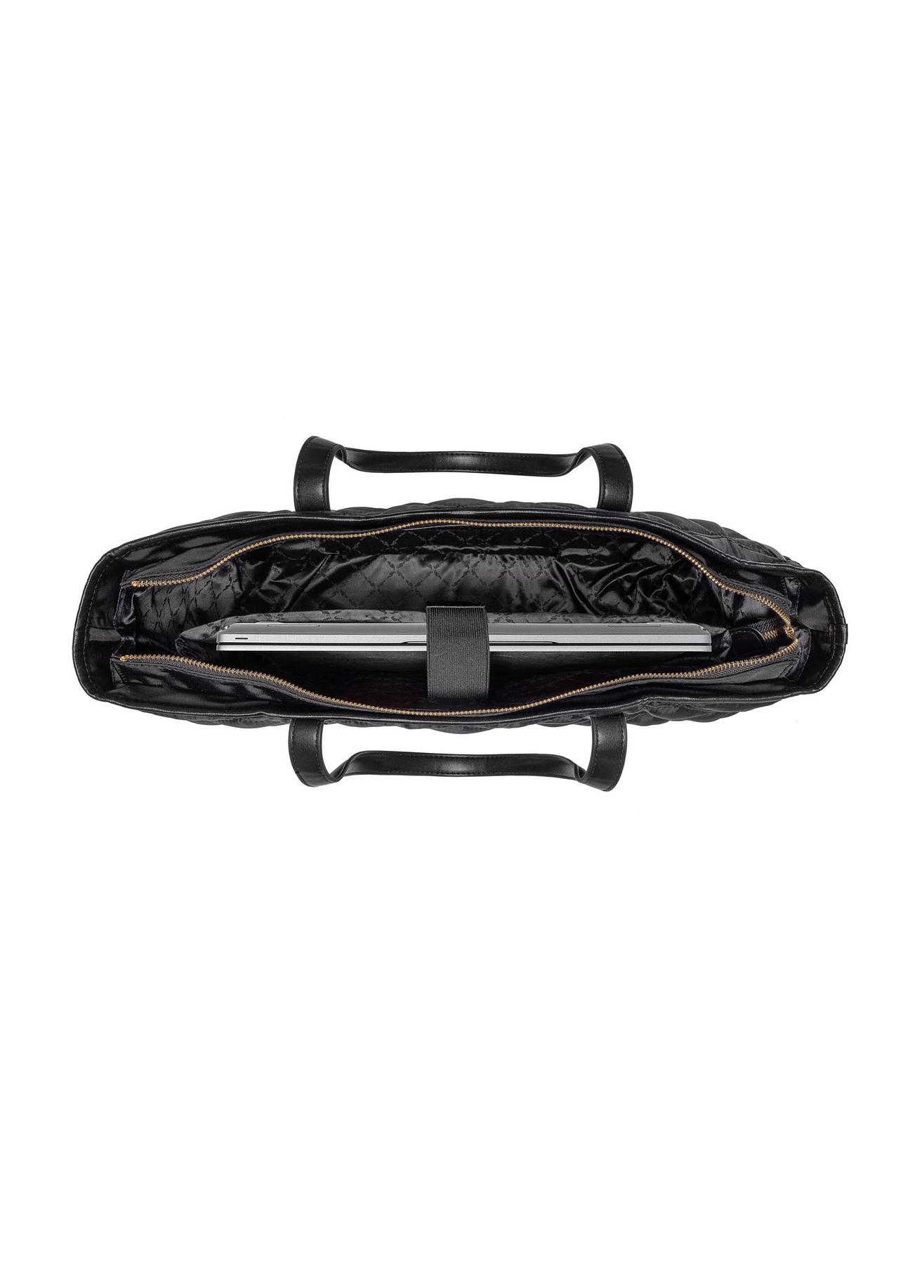 Large women's handbag with laptop pocket TOREN-0285-99(W24)-05