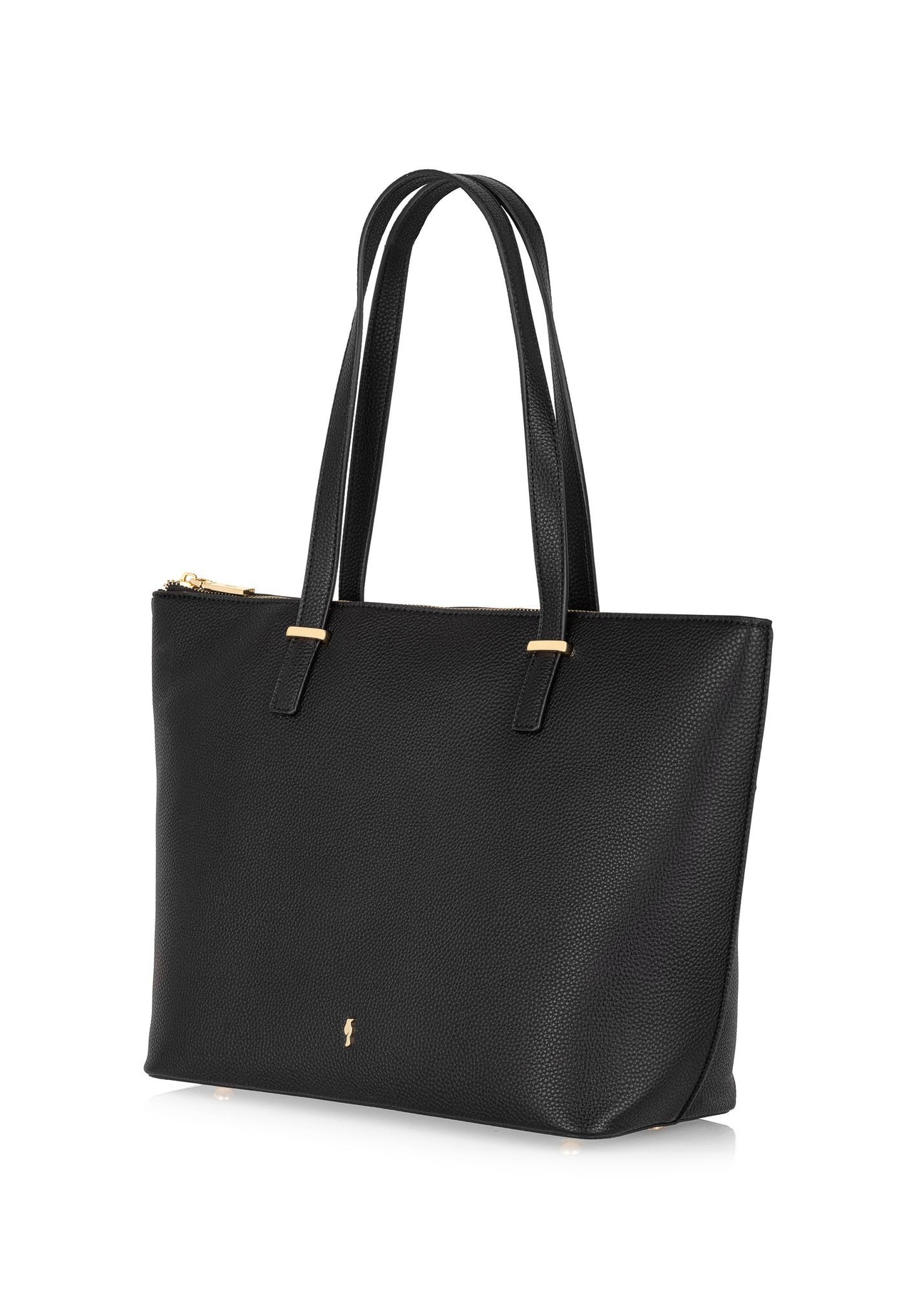 Black women's shopper bag TOREC-0953A-9I(Z26), diagonal product view on a white background.