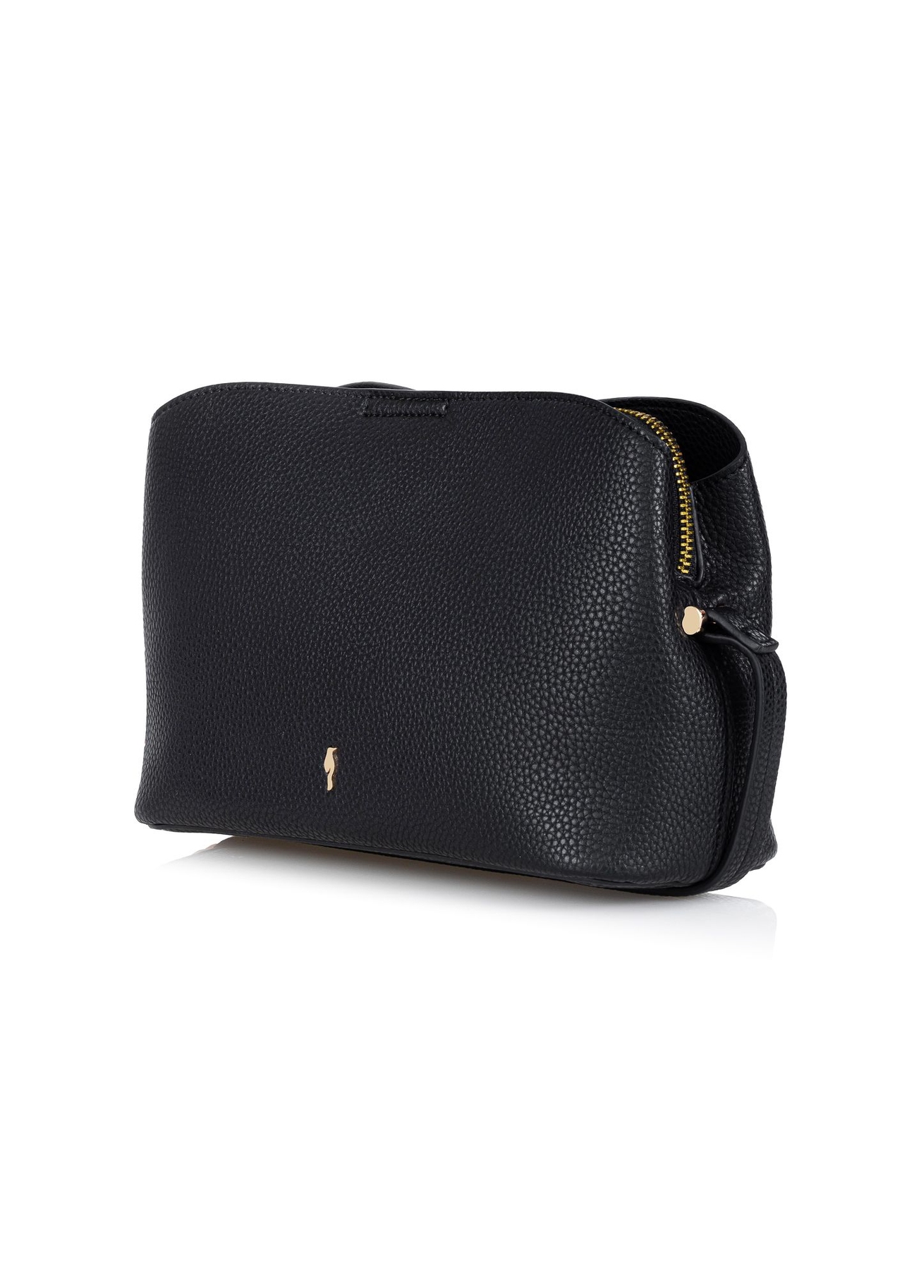 Black women's handbag with strap TOREC-0768A-99(W24)-02