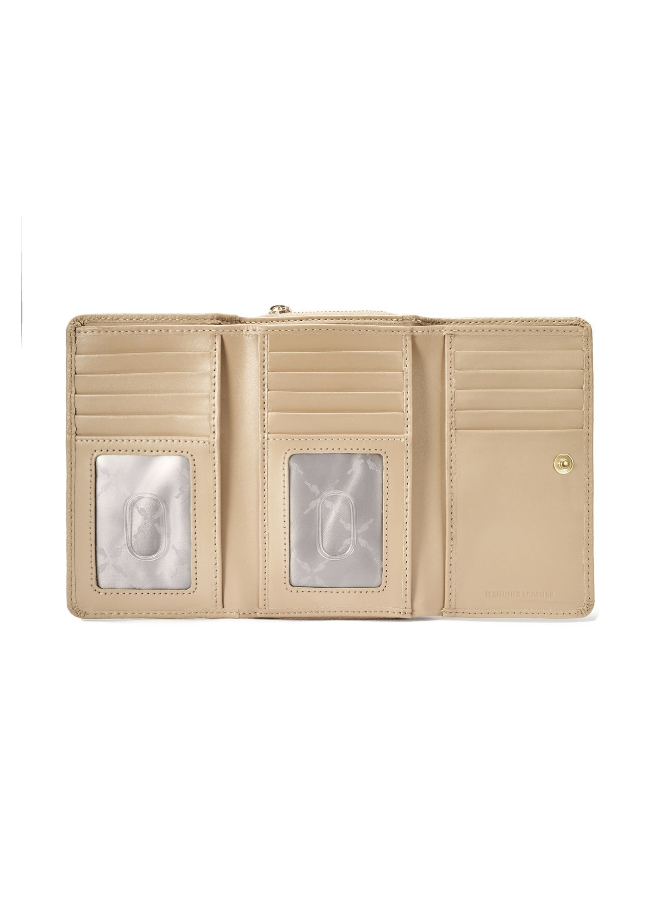Large beige leather women's wallet PORES-0801R-1B(W26)