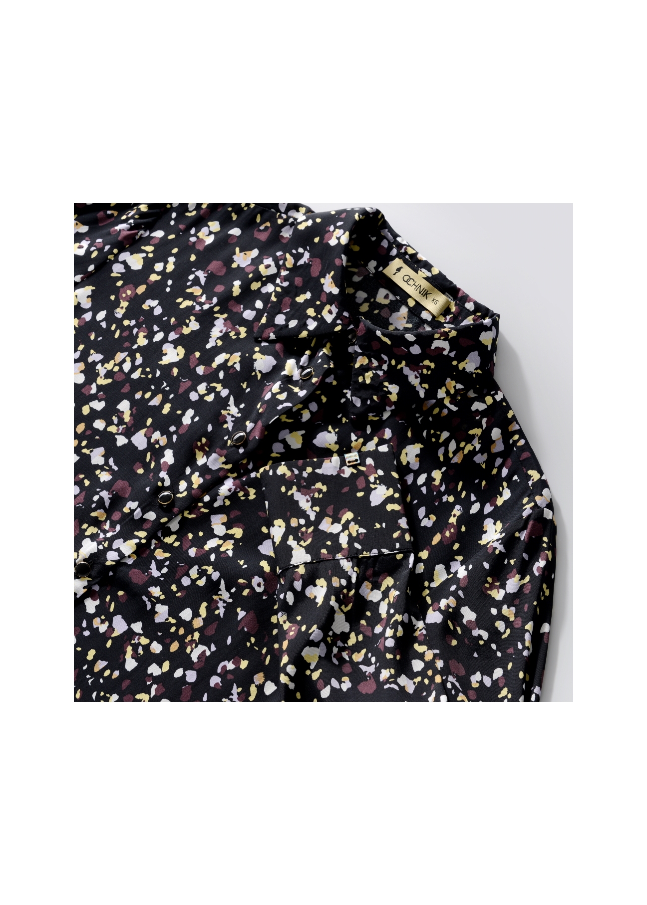 Lightweight women's shirt in spots KOSDT-0134-15(Z21)-05
