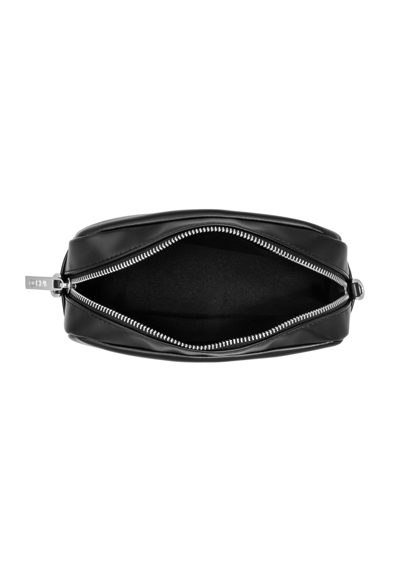 Women's shoulder bag in black TOREC-1342-99(Z26) - product view from above, on a white background.
