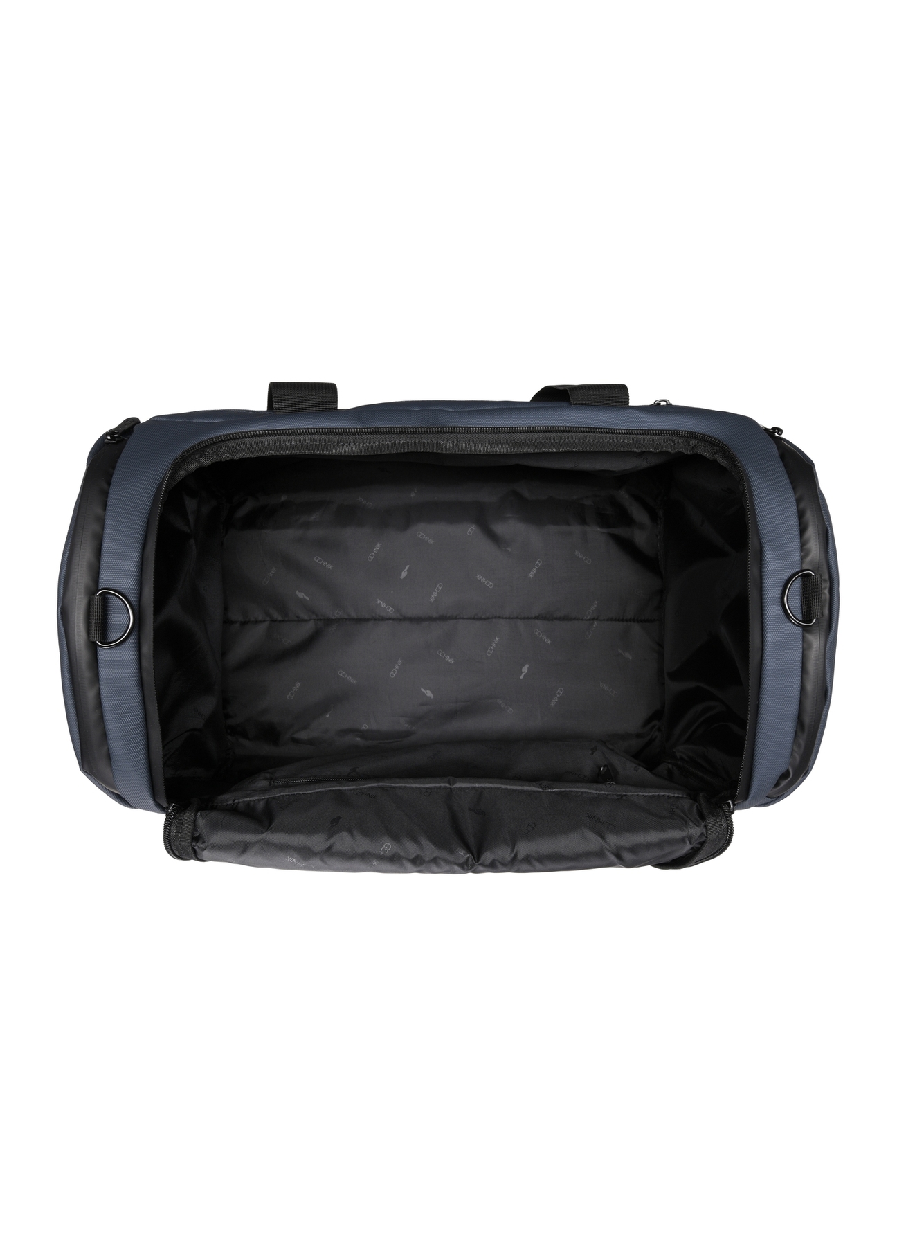 Navy blue travel bag TORMN-0412-7D(W26), product view inside on white background.