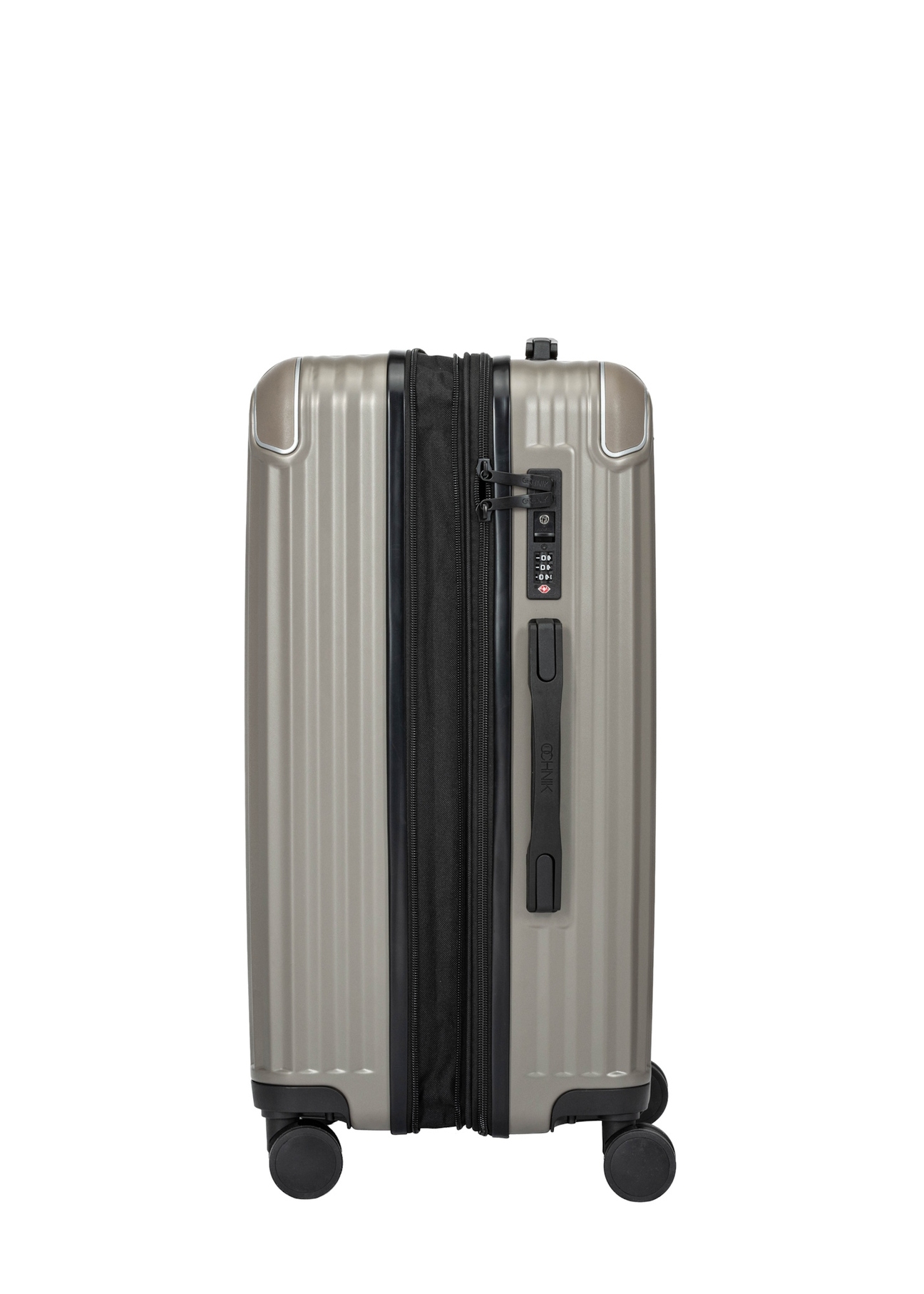 Set of hard suitcases on wheels 19"/24"/28" WALAB-0073-2X(W26), side view of the product on a white background.