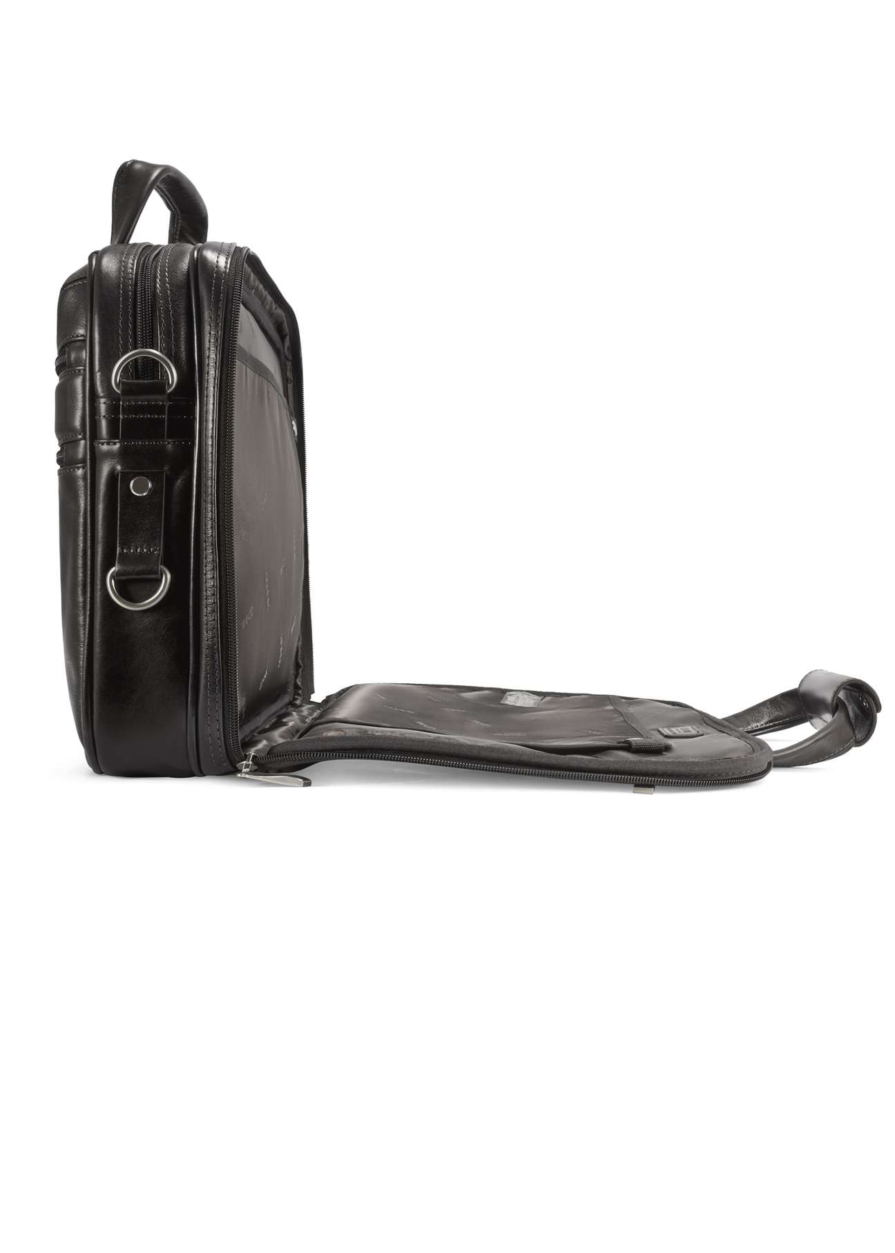 Black leather men's bag TORMS-0483-99(Z25)