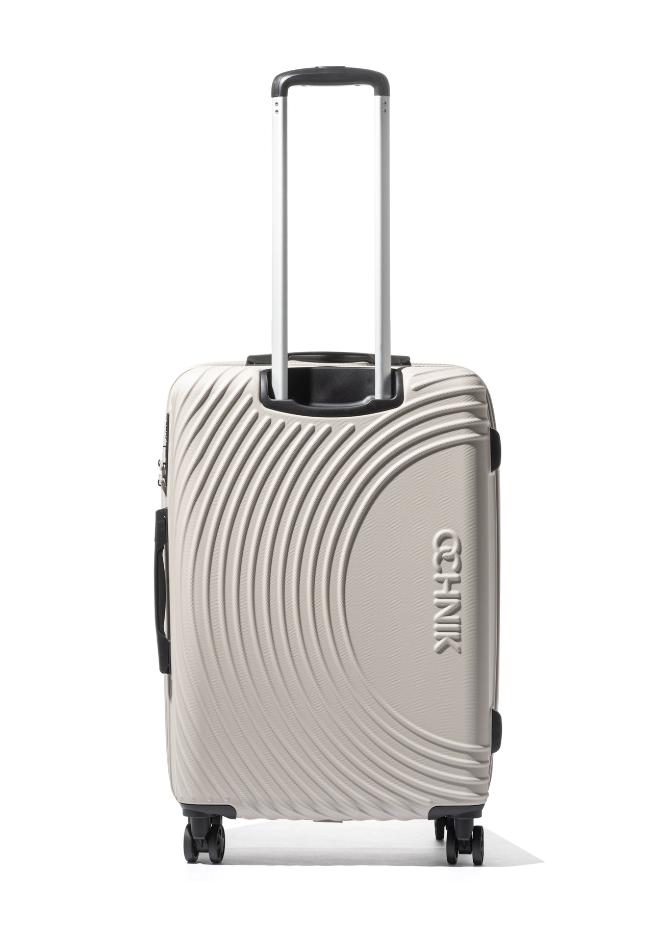 Medium wheeled suitcase WALAB-0088-1A-24(W26), rear view of the product on a white background.