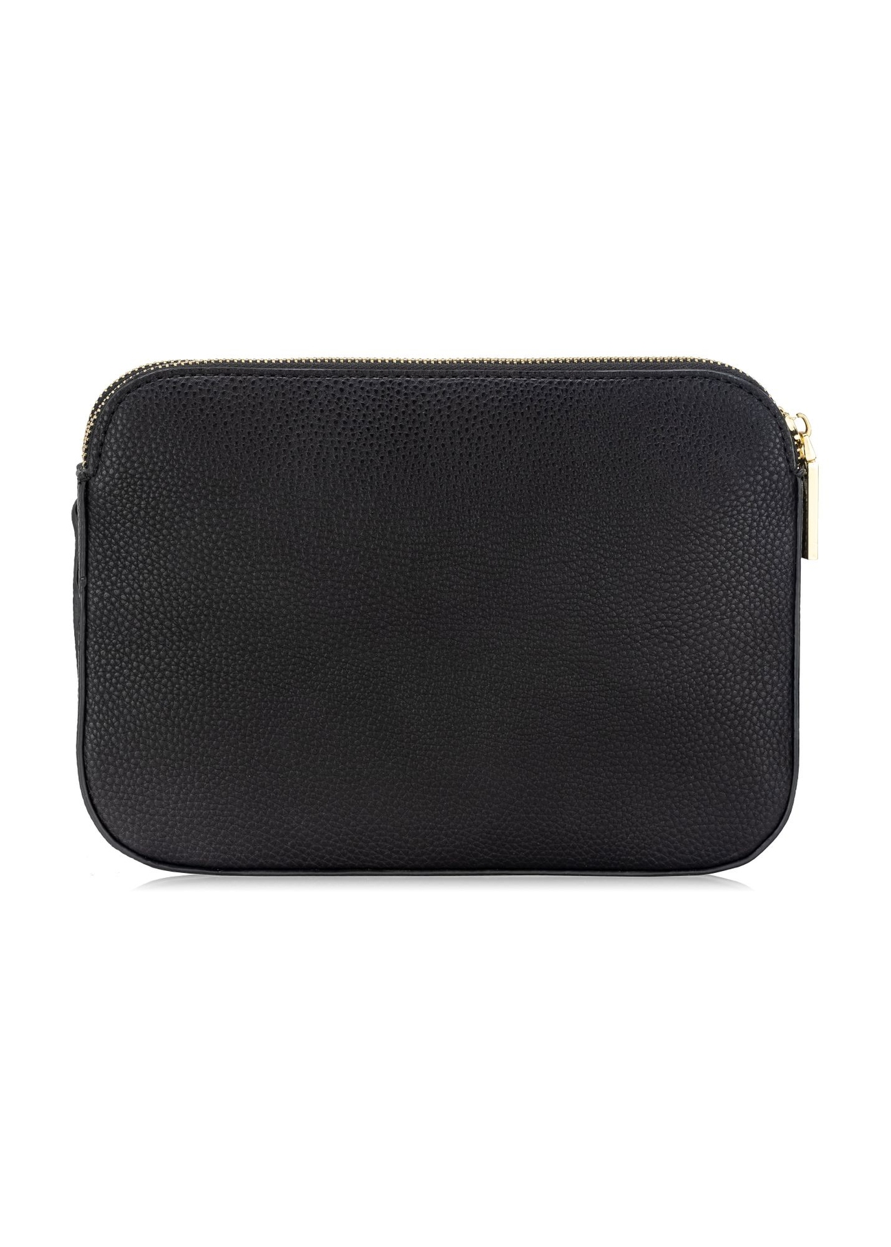 Women's handbag in black TOREC-0205F-99(Z25), product view from the back on a white background.