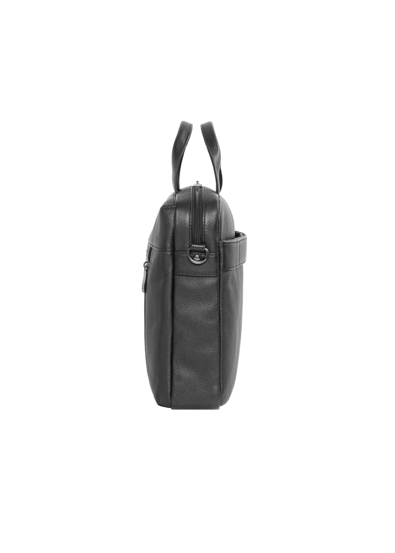 Black leather men's bag TORMS-0250B-99(Z26)