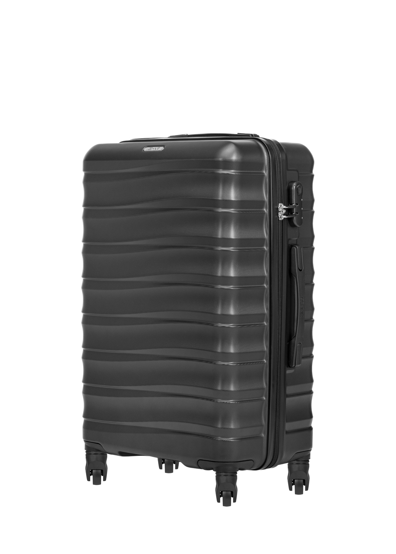 Medium suitcase on wheels WALAB-0081-99-24(W26), diagonal product view on a white background.