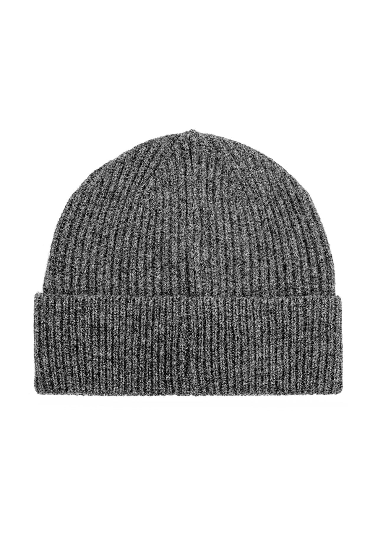 Gray wool men's hat CZAMT-0085-96(Z25), product view from the back on a white background.