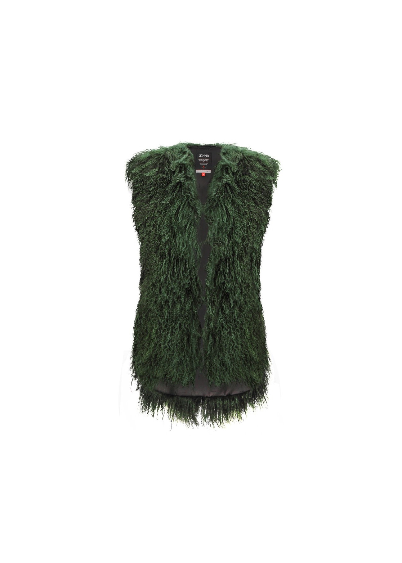 Green women's vest KAMDF-0018-4099(Z20)-03