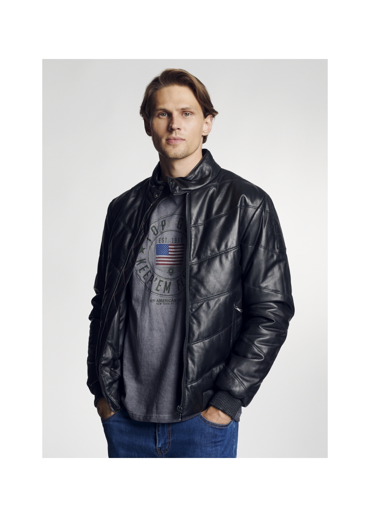 Men's jacket KURMS-0205-5606(Z19)-01