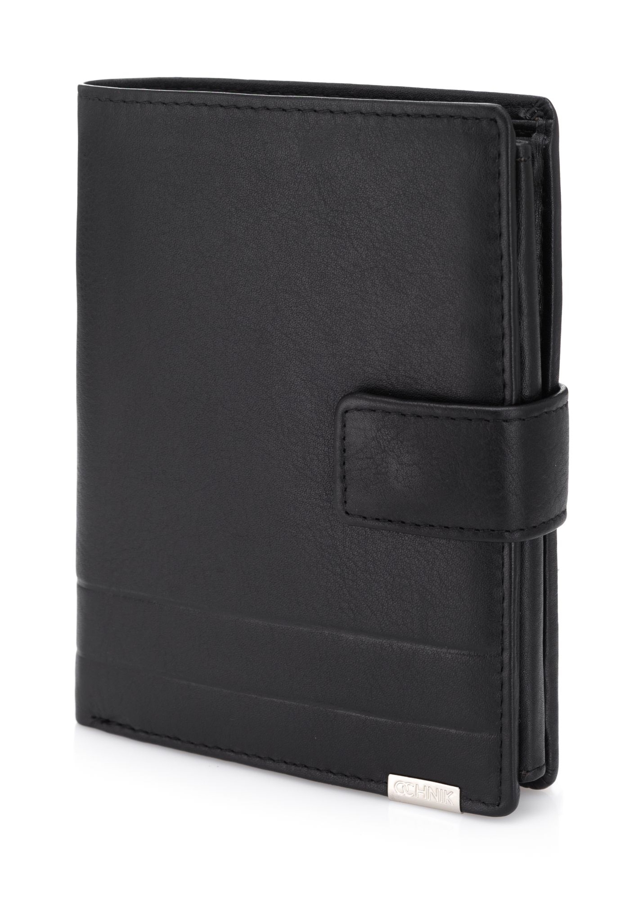Large men's leather wallet PORMS-0143B-99(Z25), diagonal product view on white background.