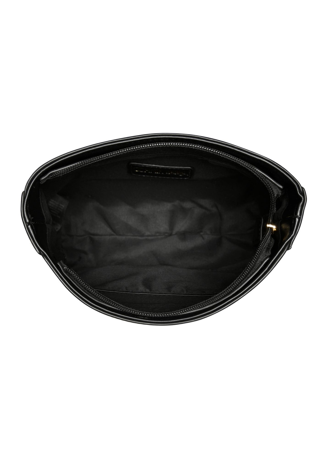 Black women's messenger bag TOREC-0627E-99(Z25), product view inside on white background.