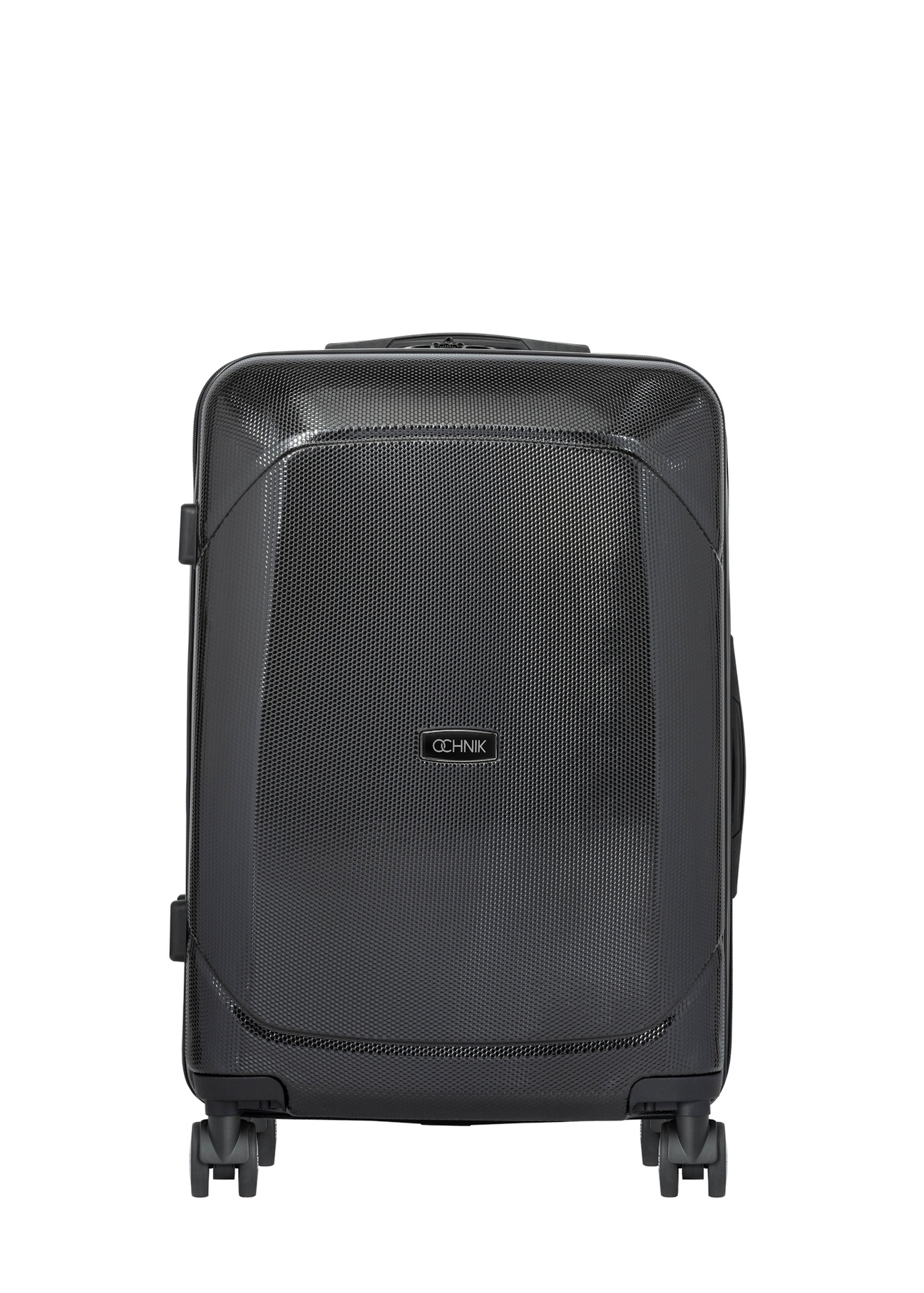 Medium suitcase on wheels WALPC-0014-99-24(W26), front product view on white background.